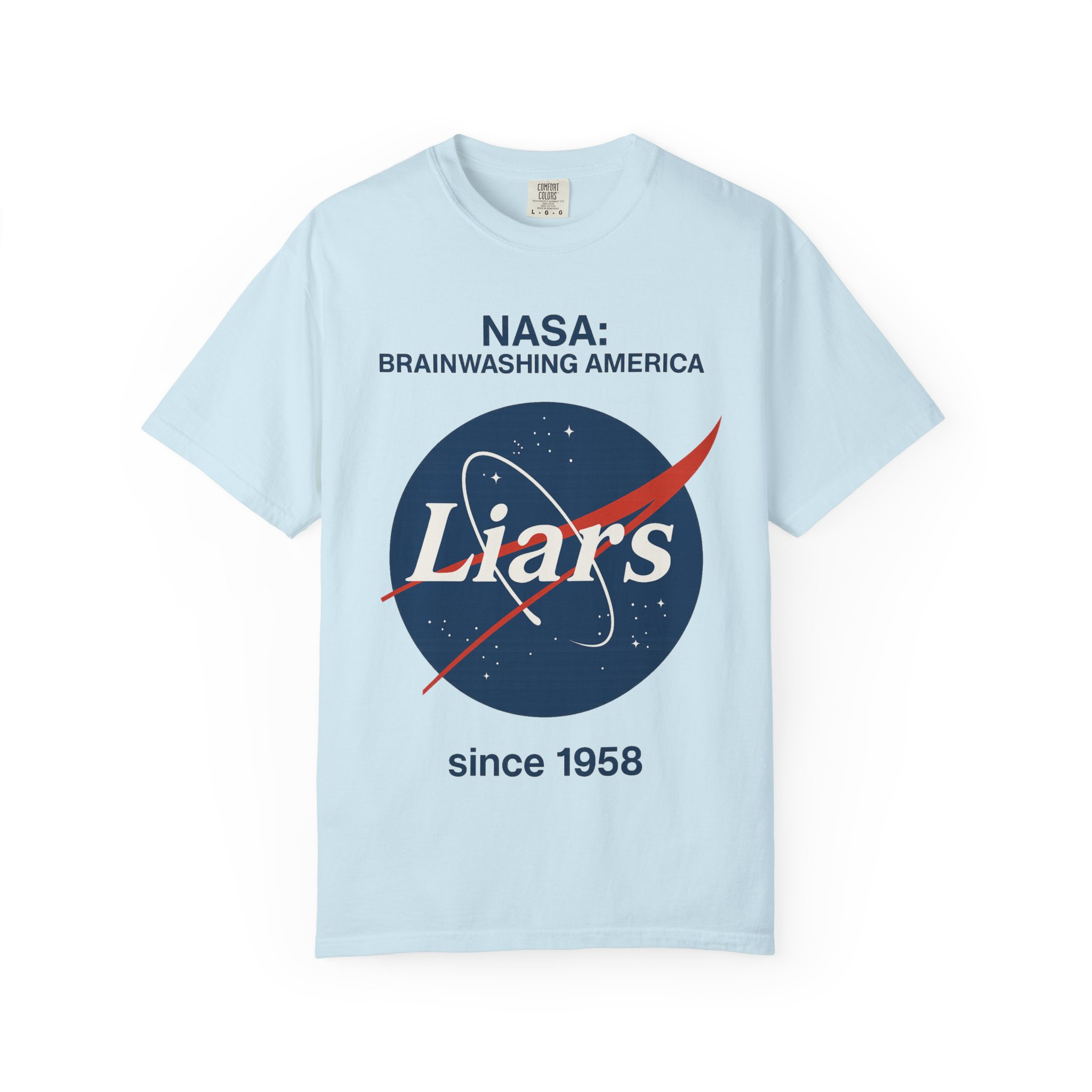 NASA Brainwashing T-shirt, Unisex Graphic Tee, Funny Space Apparel, Gift for Space Lovers, Science Humor Shirt - Image 33