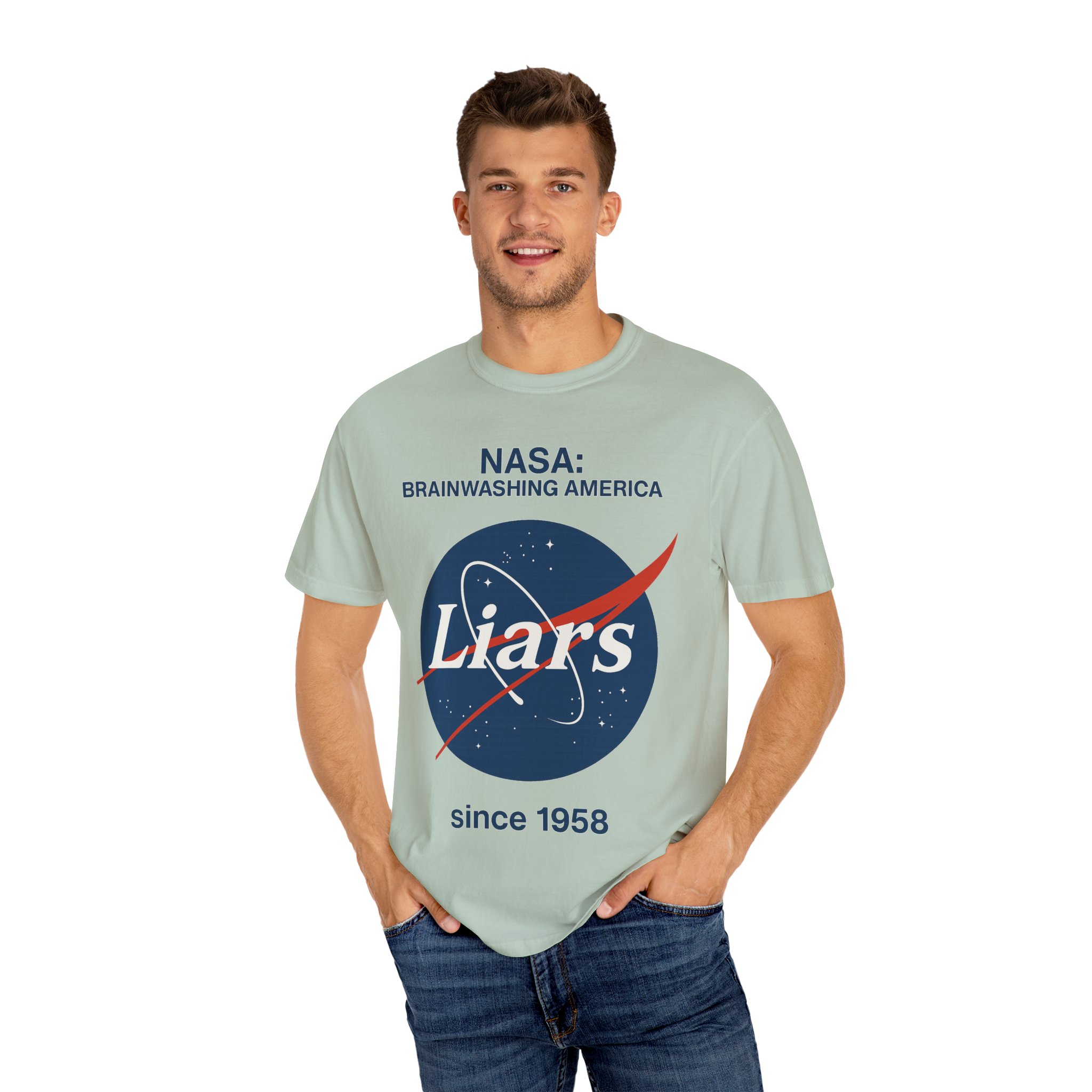 NASA Brainwashing T-shirt, Unisex Graphic Tee, Funny Space Apparel, Gift for Space Lovers, Science Humor Shirt - Image 24