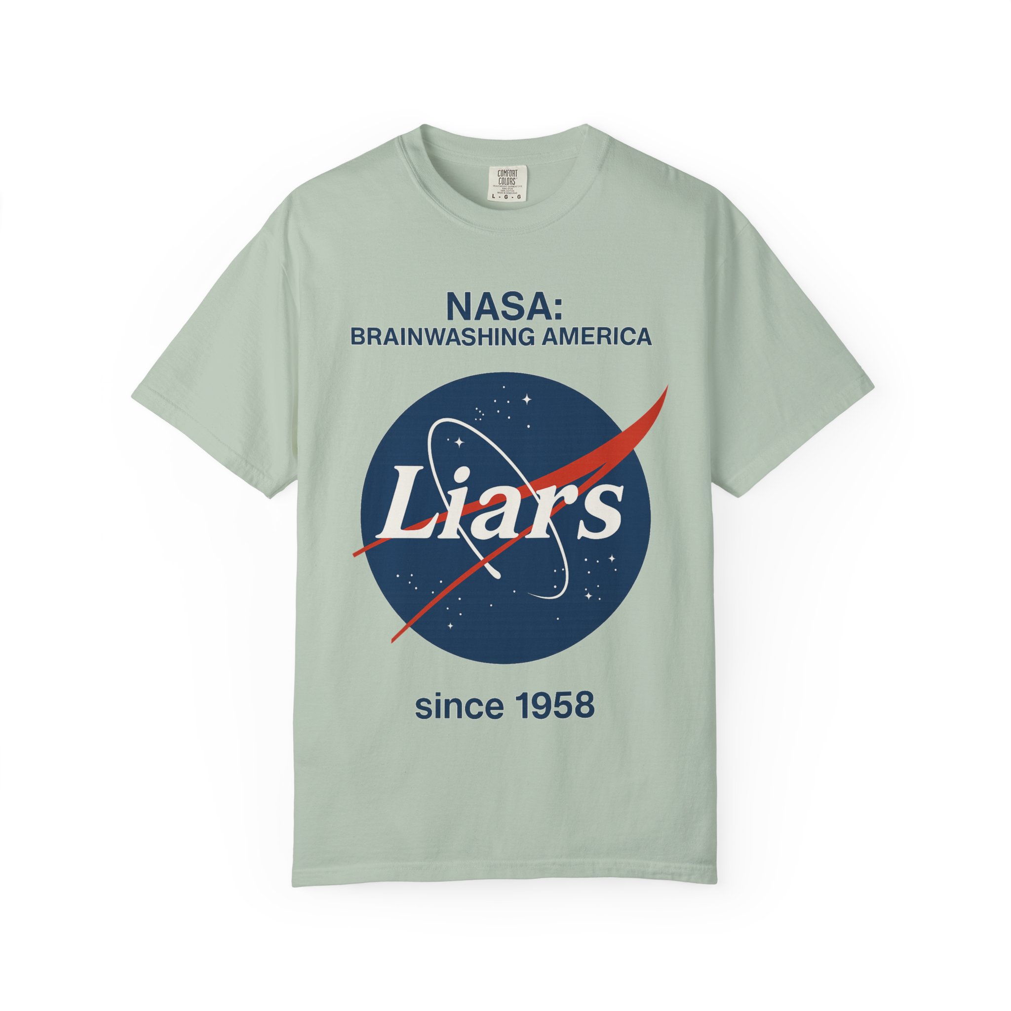 NASA Brainwashing T-shirt, Unisex Graphic Tee, Funny Space Apparel, Gift for Space Lovers, Science Humor Shirt - Image 21