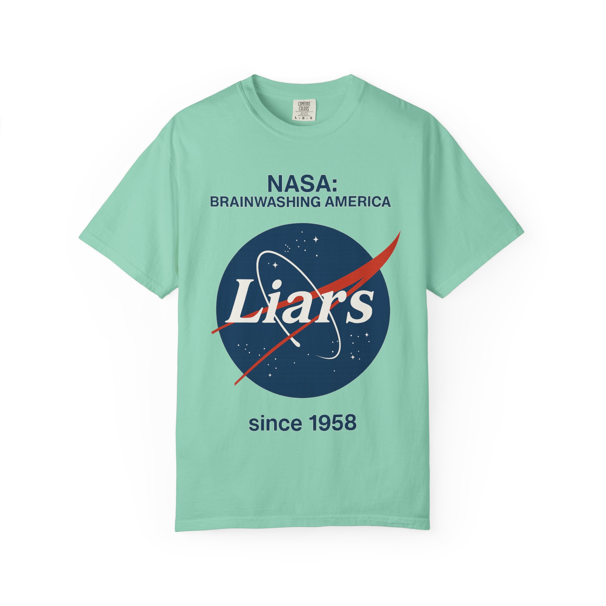 NASA Brainwashing T-shirt, Unisex Graphic Tee, Funny Space Apparel, Gift for Space Lovers, Science Humor Shirt - Image 25