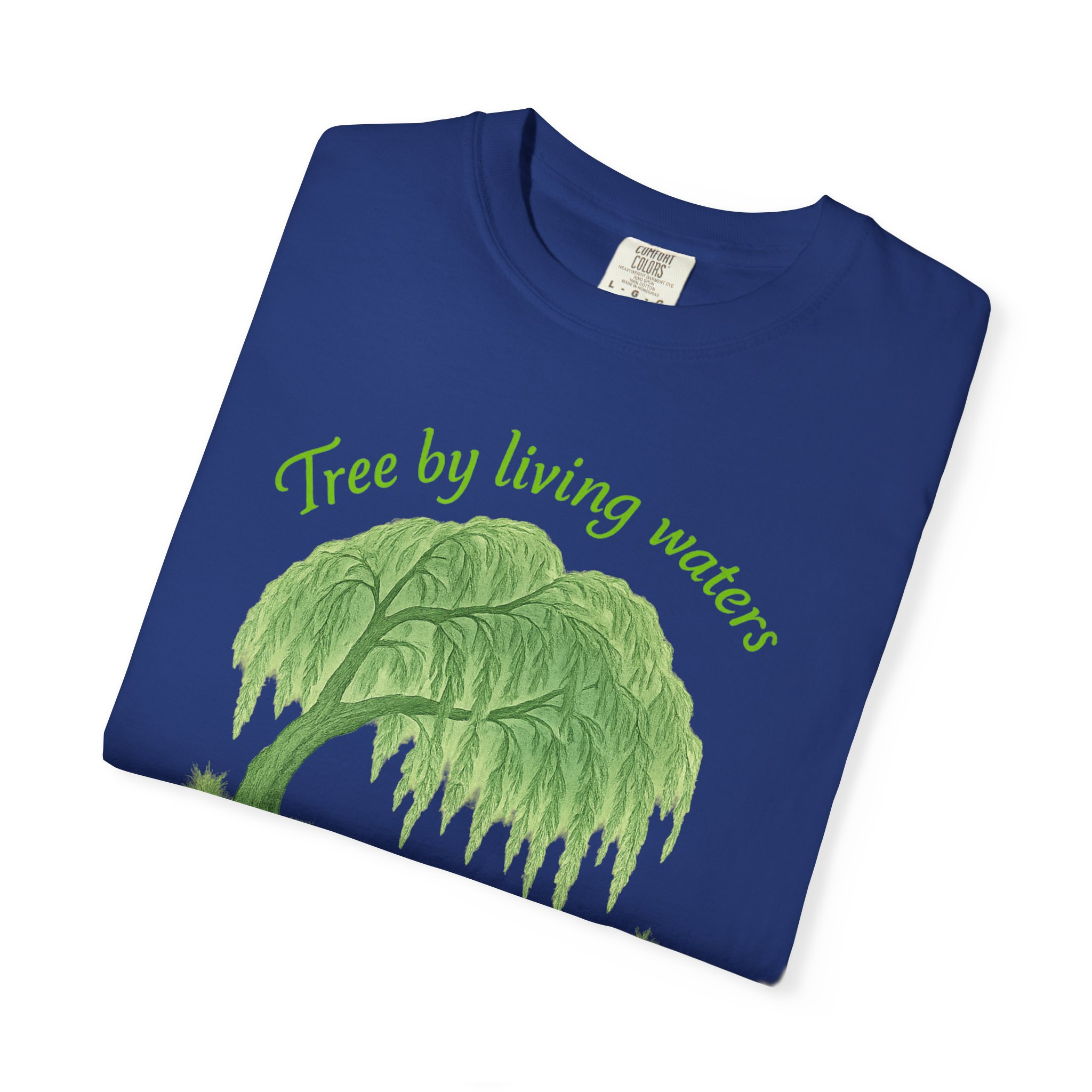 Tree by Living Waters Yahuah Reflected in Stillness, Nature Lover Tee, Spiritual Apparel, Gift for Tree Enthusiasts, Casual Wear, - Image 35