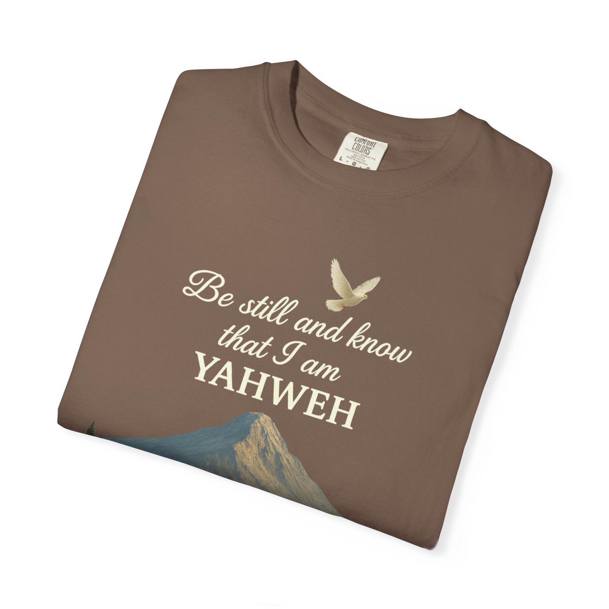 Mountain Serenity T-shirt - Be Still and Know Yahweh - Comfort Fit Tee for Nature Lovers, Faith Apparel, Outdoor Gift, Spiritual Wear - Image 7