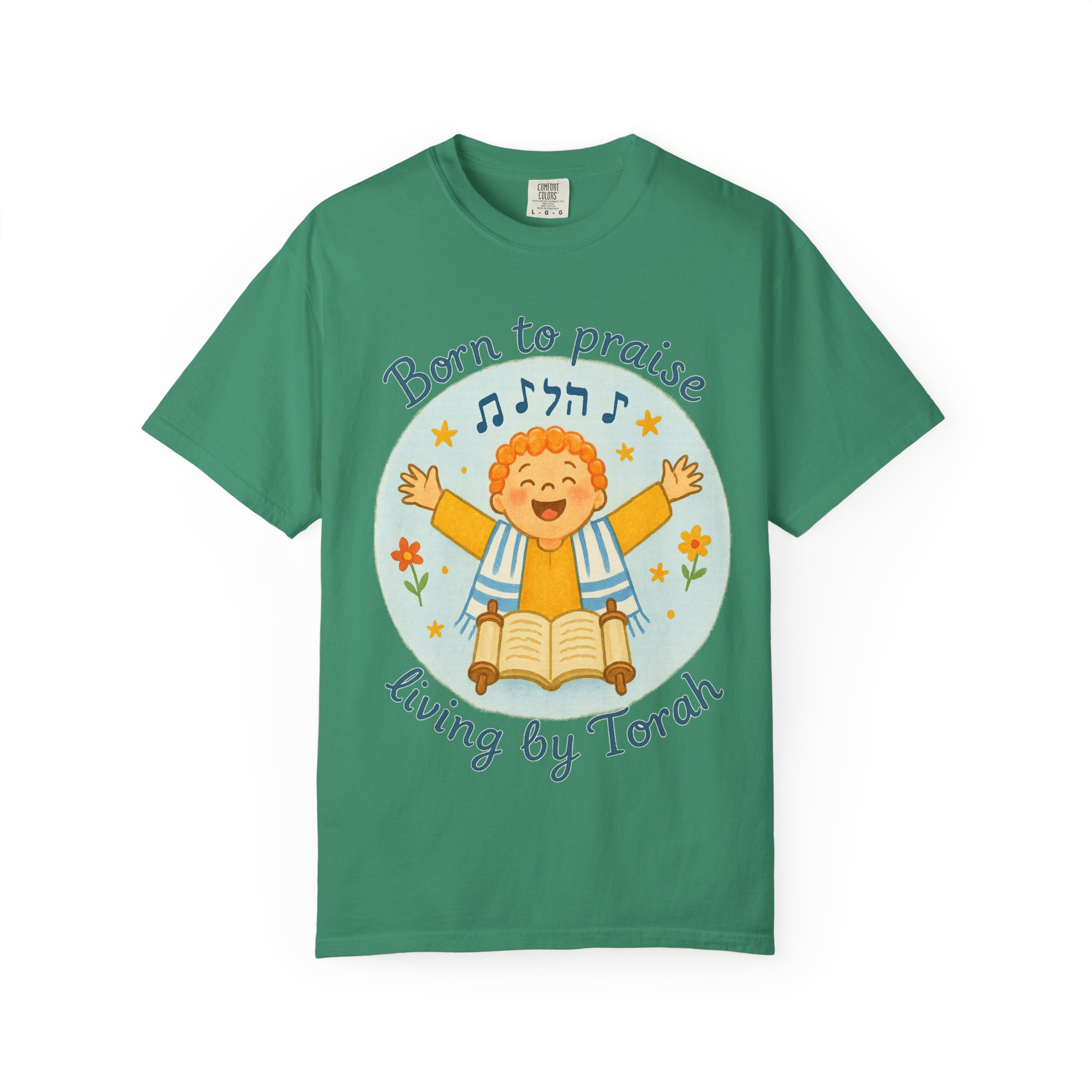Joyful Torah Praise T-Shirt, Unisex Tee, Gift for Kids, Jewish Holidays, Celebration Apparel, Music Lover's Shirt - Image 9
