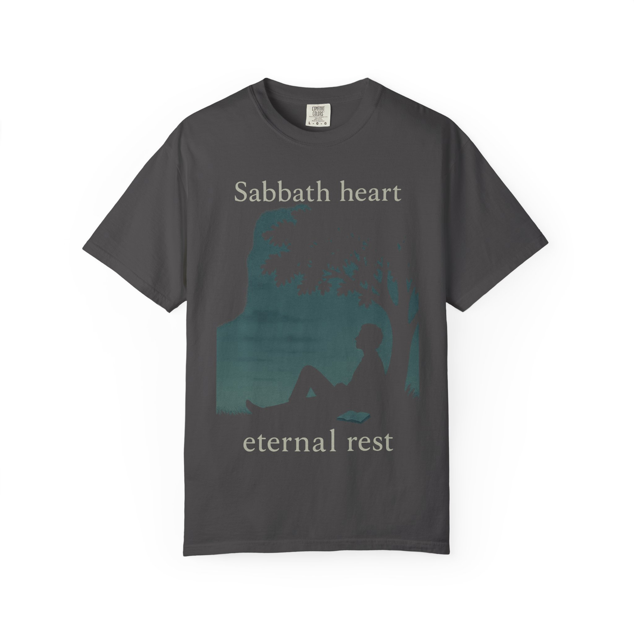 Sabbath Heart, Eternal Rest Peaceful Torah Reflection Sabbath Heart T-Shirt, Unisex, Relaxation Tee, Casual Style Spiritual Celebrations - Image 17