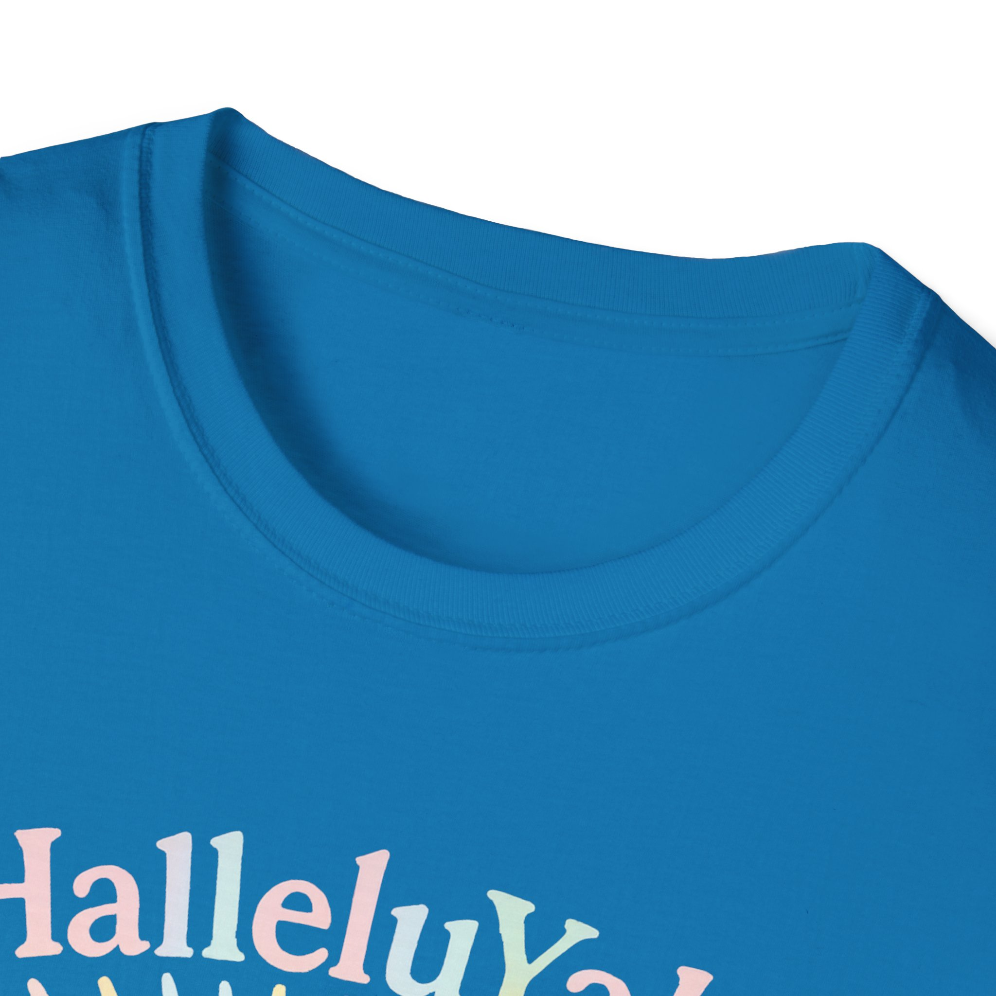 Halleluyah! Lion of Joy Unisex Softstyle T-Shirt, Faith Shirt, Religious Tee, Christian Gift, Spiritual Wear - Image 39