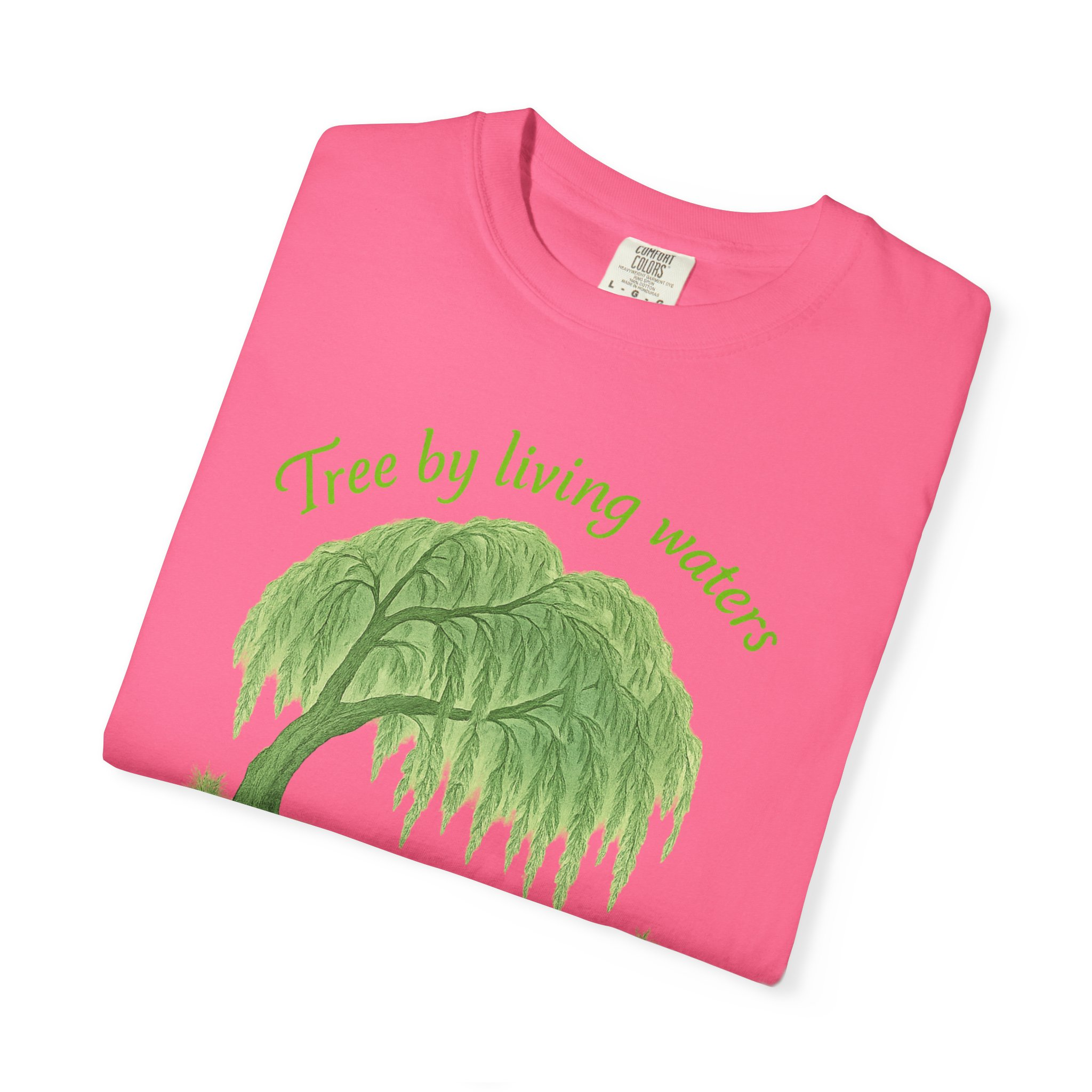 Tree by Living Waters Yahuah Reflected in Stillness, Nature Lover Tee, Spiritual Apparel, Gift for Tree Enthusiasts, Casual Wear, - Image 43