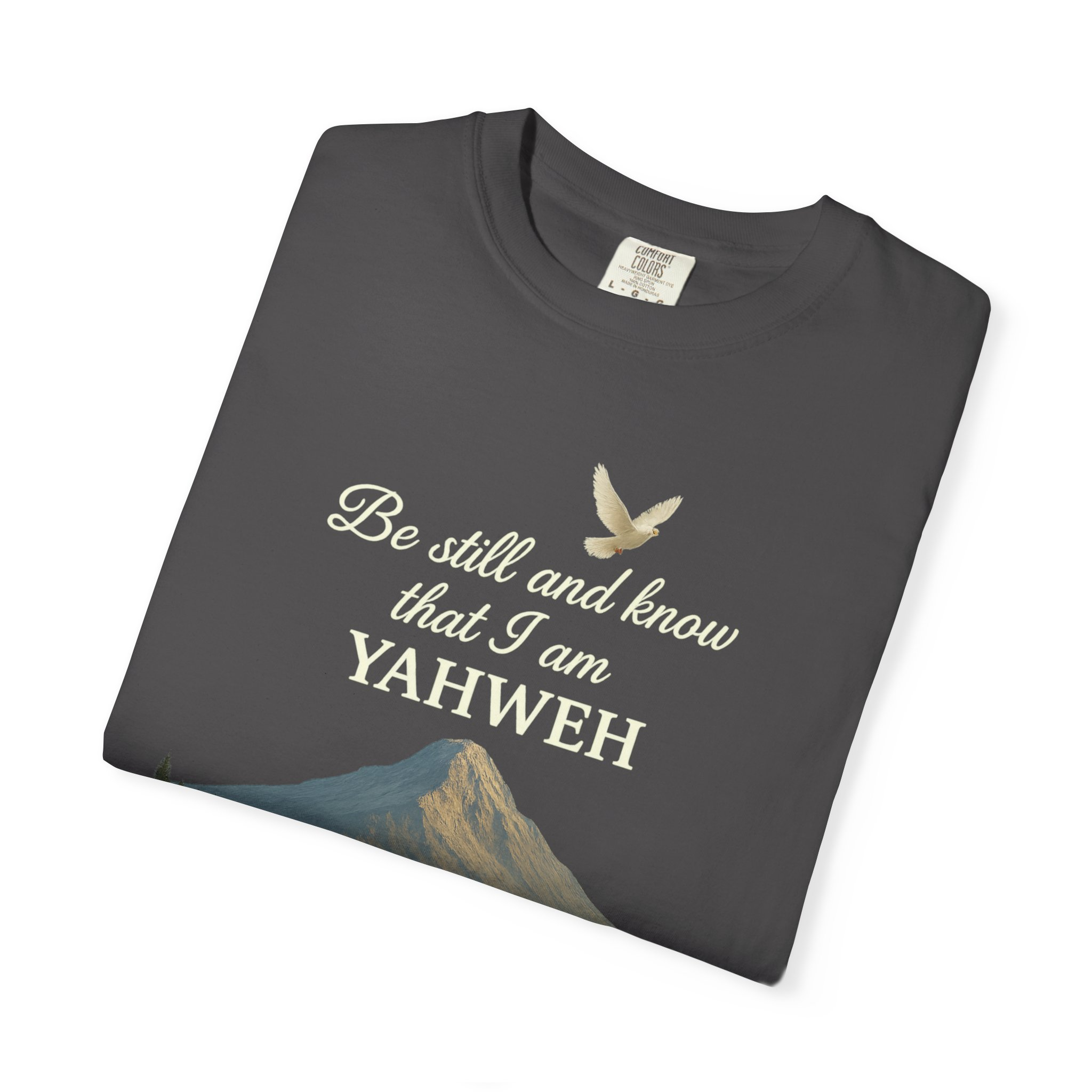 Mountain Serenity T-shirt - Be Still and Know Yahweh - Comfort Fit Tee for Nature Lovers, Faith Apparel, Outdoor Gift, Spiritual Wear - Image 35