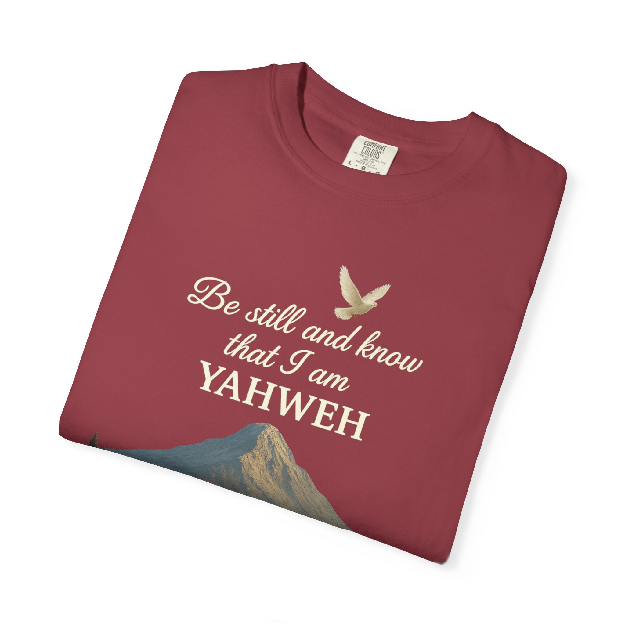 Mountain Serenity T-shirt - Be Still and Know Yahweh - Comfort Fit Tee for Nature Lovers, Faith Apparel, Outdoor Gift, Spiritual Wear - Image 55