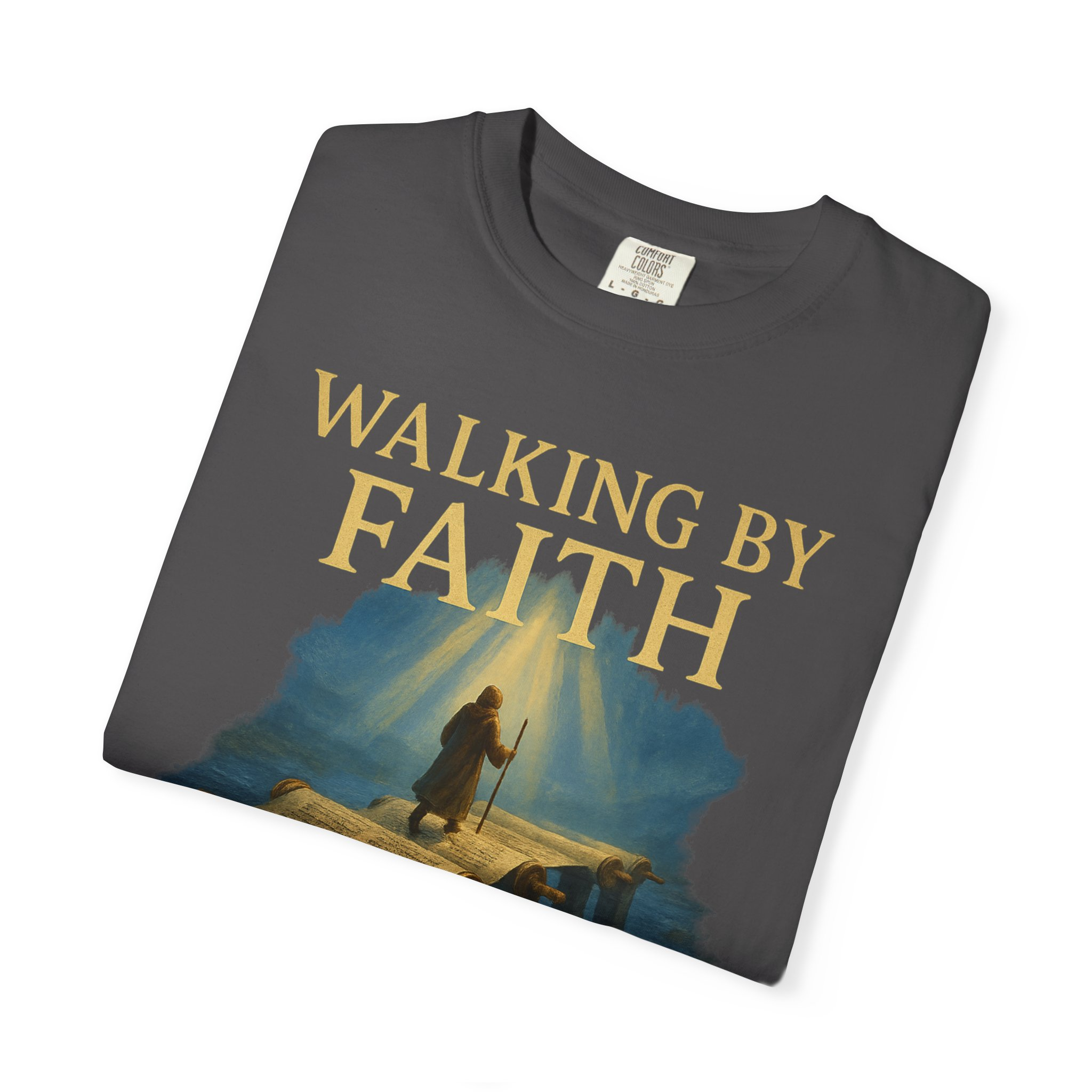 Walking by Faith, Grounded in Torah Scroll Bridge of LightFaith-Inspired Unisex Faith T-Shirt, Torah Gift Inspirational Apparel, Spiritual - Image 31