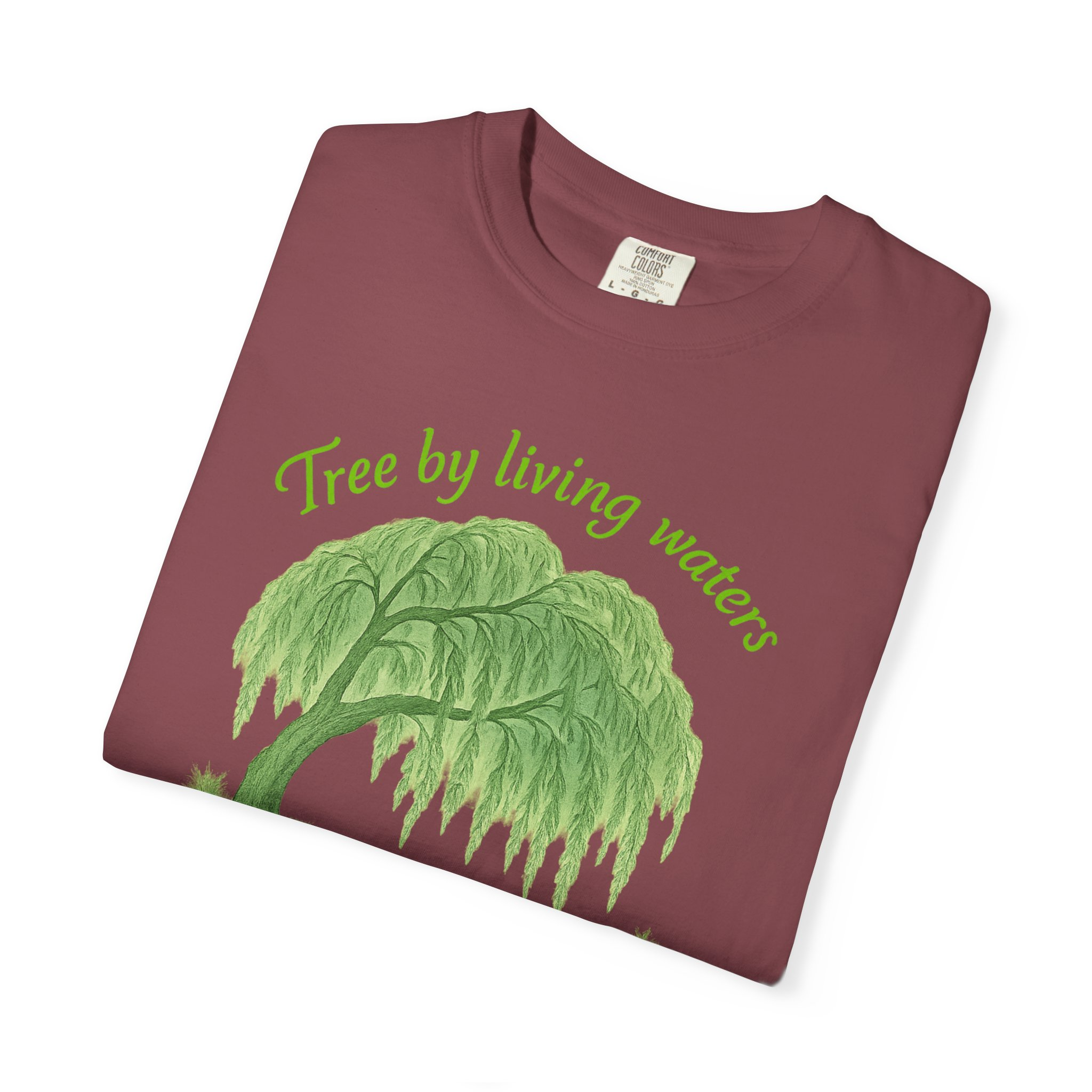 Tree by Living Waters Yahuah Reflected in Stillness, Nature Lover Tee, Spiritual Apparel, Gift for Tree Enthusiasts, Casual Wear, - Image 51