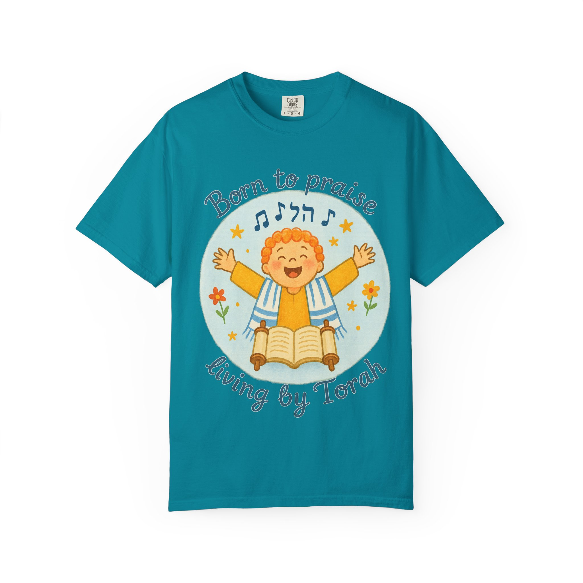 Joyful Torah Praise T-Shirt, Unisex Tee, Gift for Kids, Jewish Holidays, Celebration Apparel, Music Lover's Shirt - Image 21