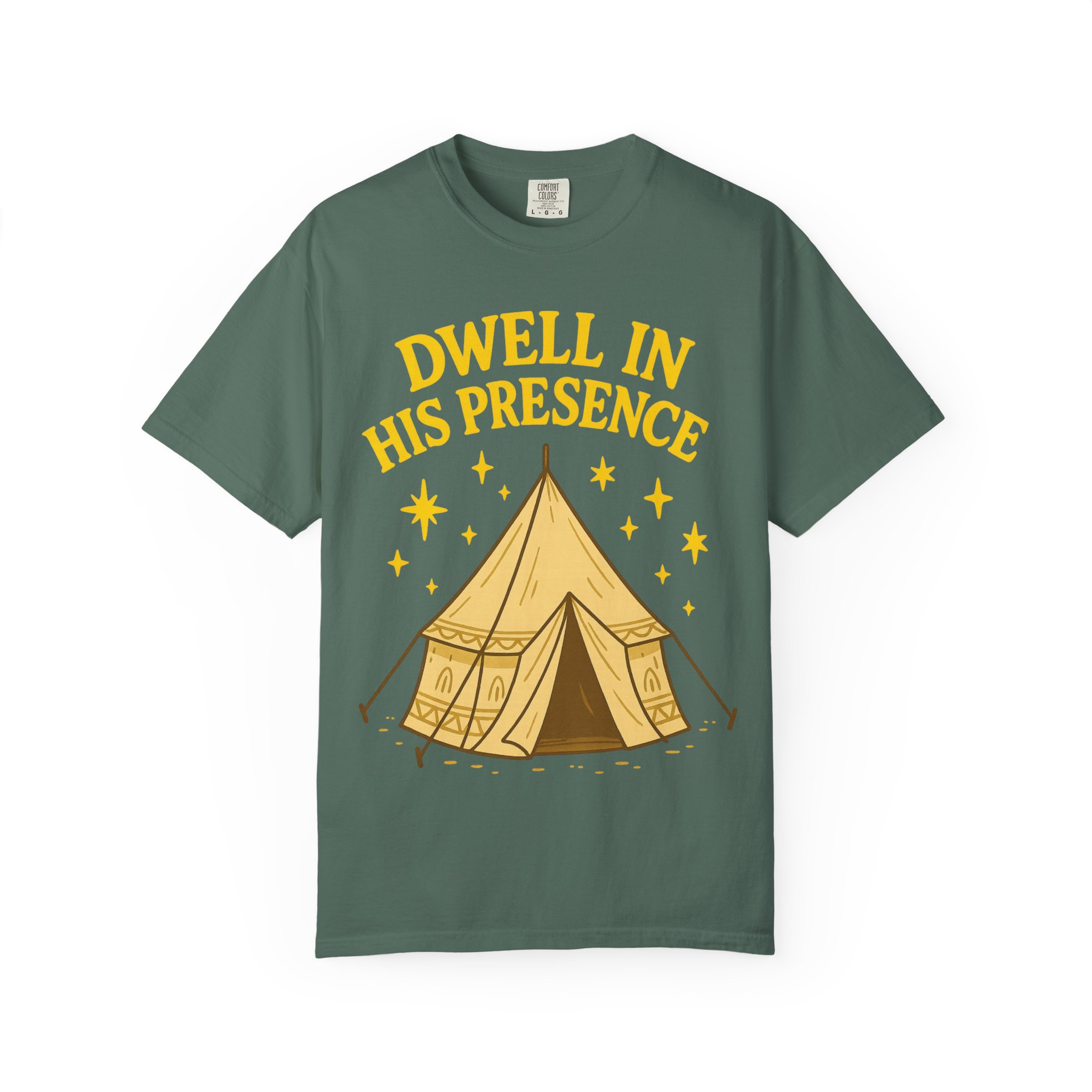 Dwell in His Presence | Sukkot Feast of Tabernacles Shirt Unisex Garment-Dyed T-shirt, Sukkot Shirt, Faith-based, Spiritual Clothing - Image 13