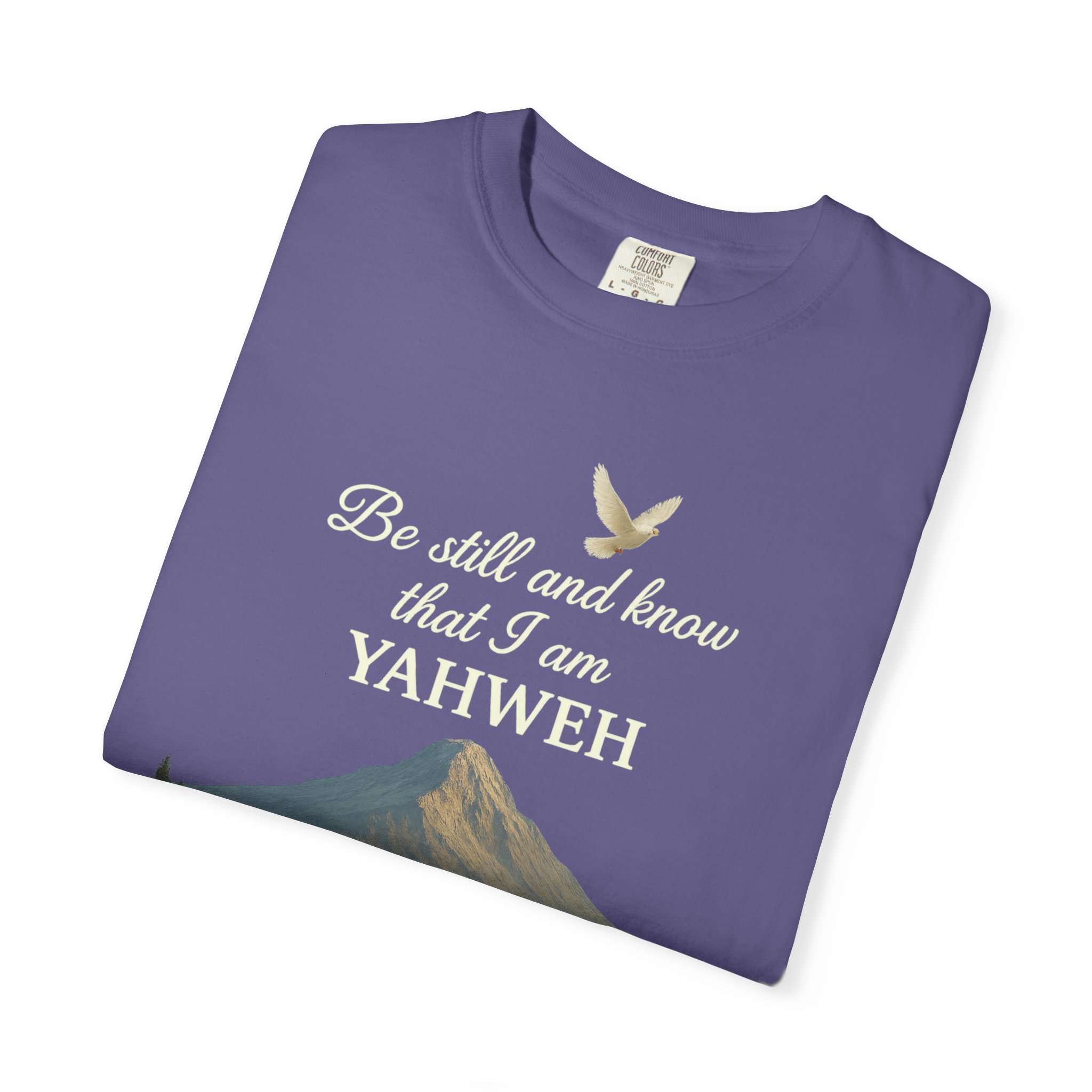 Mountain Serenity T-shirt - Be Still and Know Yahweh - Comfort Fit Tee for Nature Lovers, Faith Apparel, Outdoor Gift, Spiritual Wear - Image 47