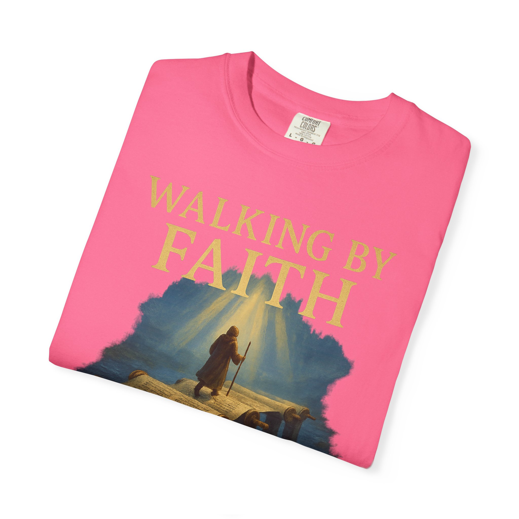 Walking by Faith, Grounded in Torah Scroll Bridge of LightFaith-Inspired Unisex Faith T-Shirt, Torah Gift Inspirational Apparel, Spiritual - Image 47