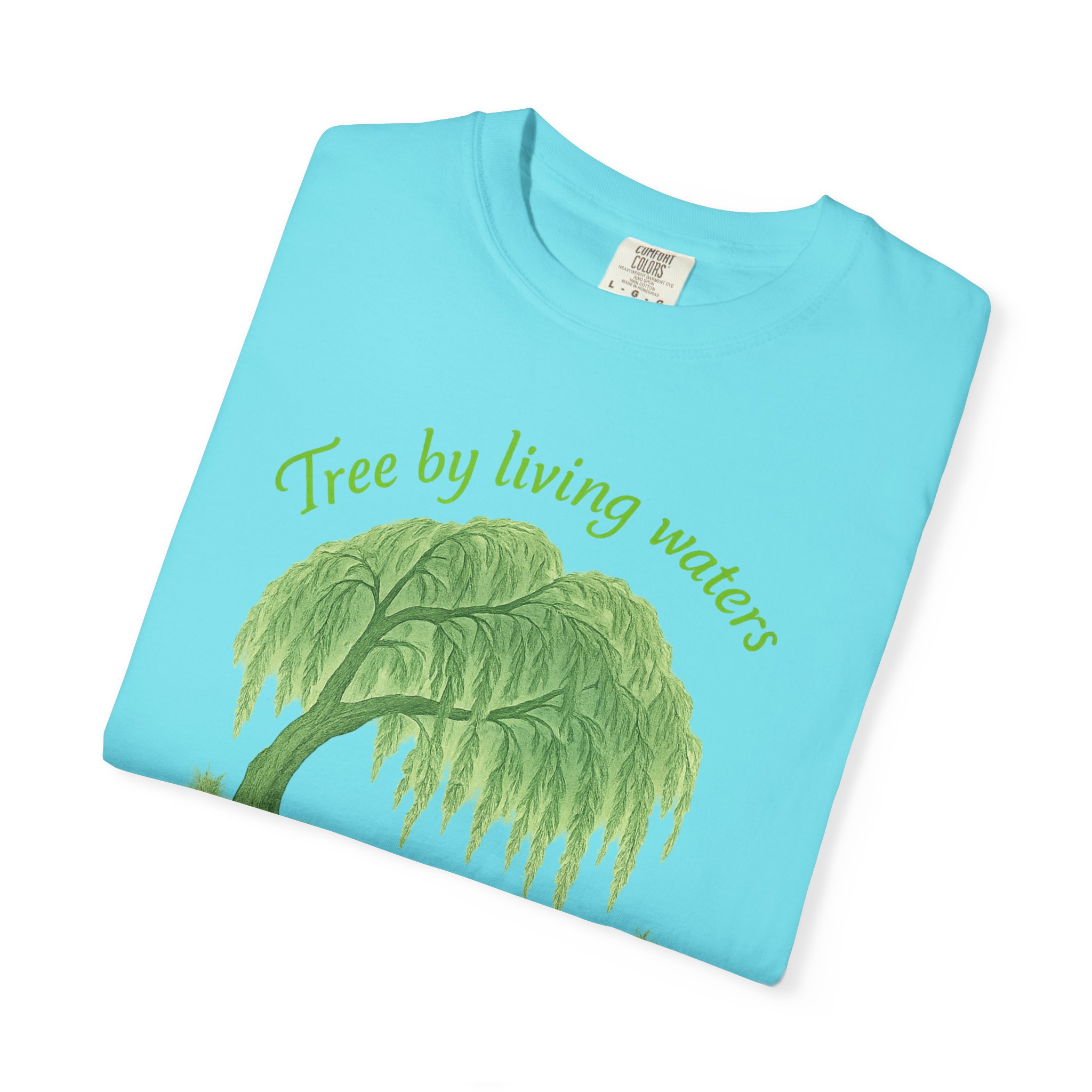 Tree by Living Waters Yahuah Reflected in Stillness, Nature Lover Tee, Spiritual Apparel, Gift for Tree Enthusiasts, Casual Wear, - Image 23