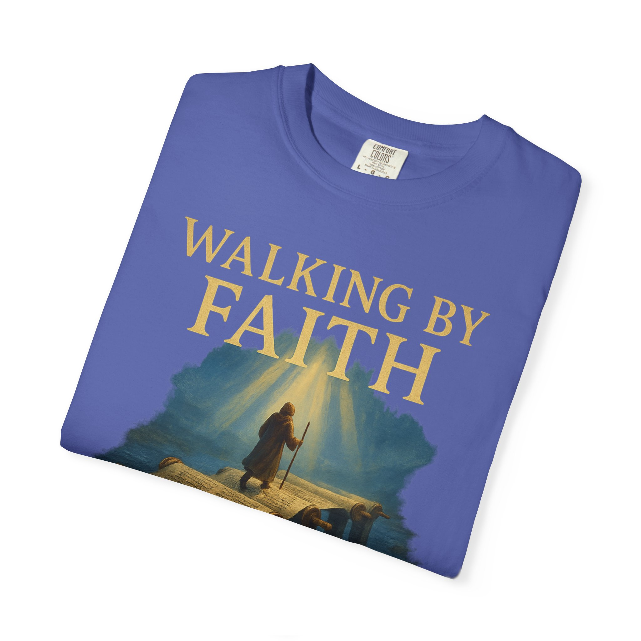 Walking by Faith, Grounded in Torah Scroll Bridge of LightFaith-Inspired Unisex Faith T-Shirt, Torah Gift Inspirational Apparel, Spiritual - Image 23