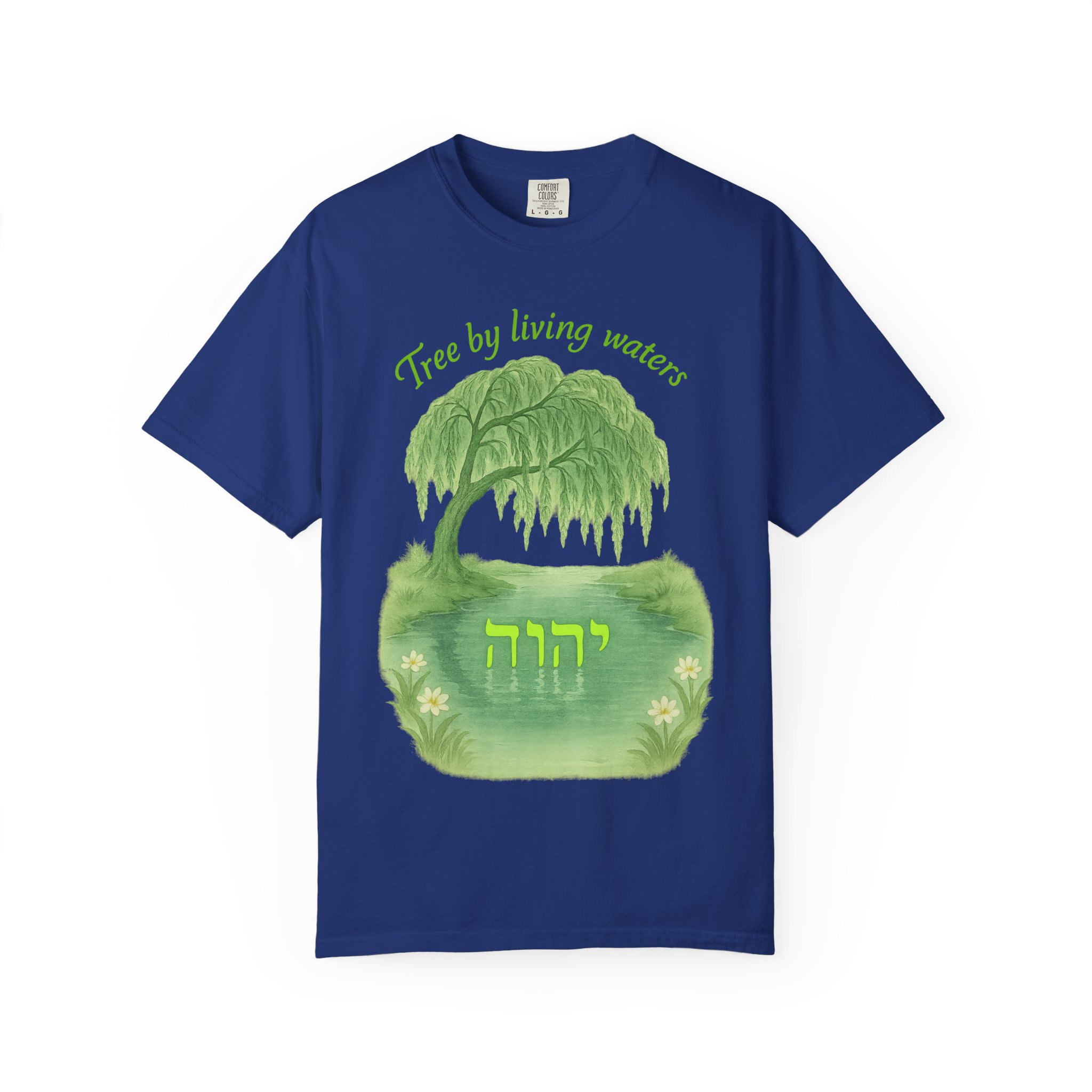 Tree by Living Waters Yahuah Reflected in Stillness, Nature Lover Tee, Spiritual Apparel, Gift for Tree Enthusiasts, Casual Wear, - Image 33