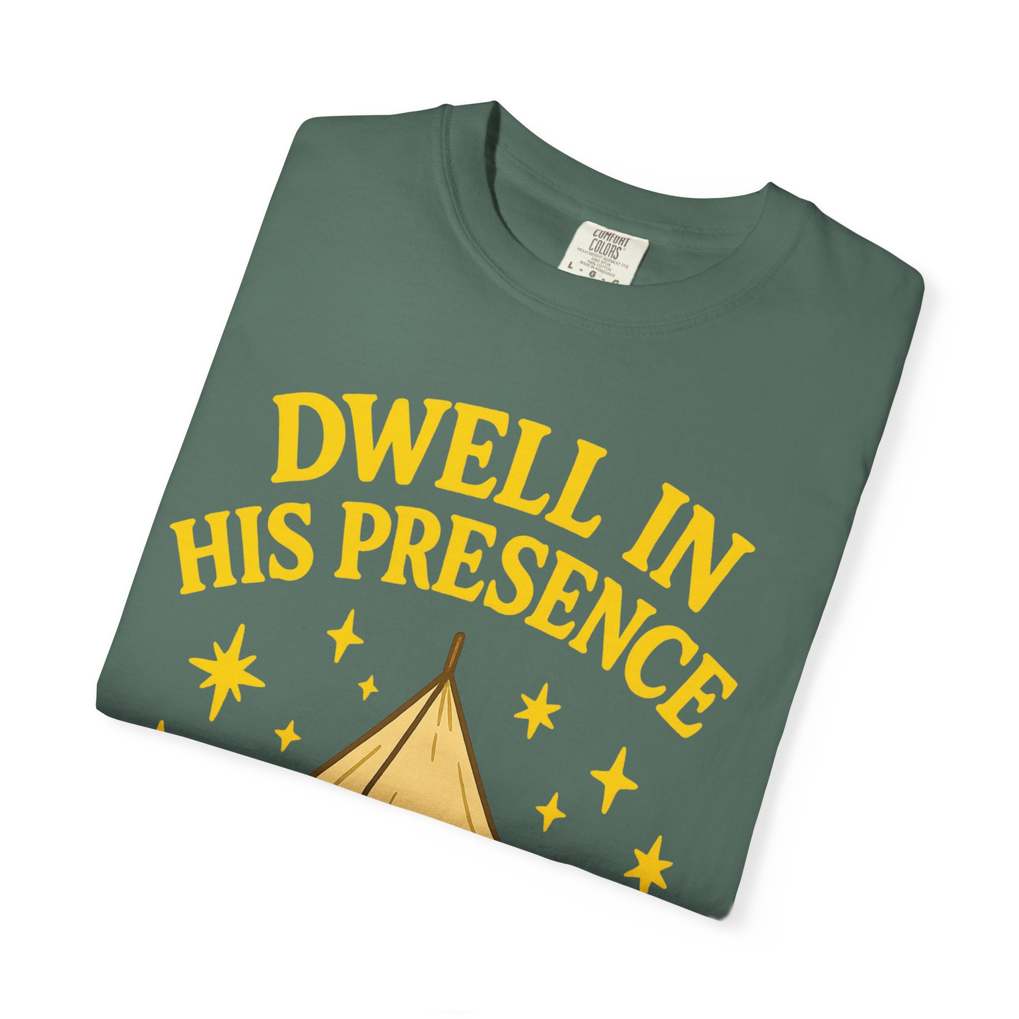 Dwell in His Presence | Sukkot Feast of Tabernacles Shirt Unisex Garment-Dyed T-shirt, Sukkot Shirt, Faith-based, Spiritual Clothing - Image 15