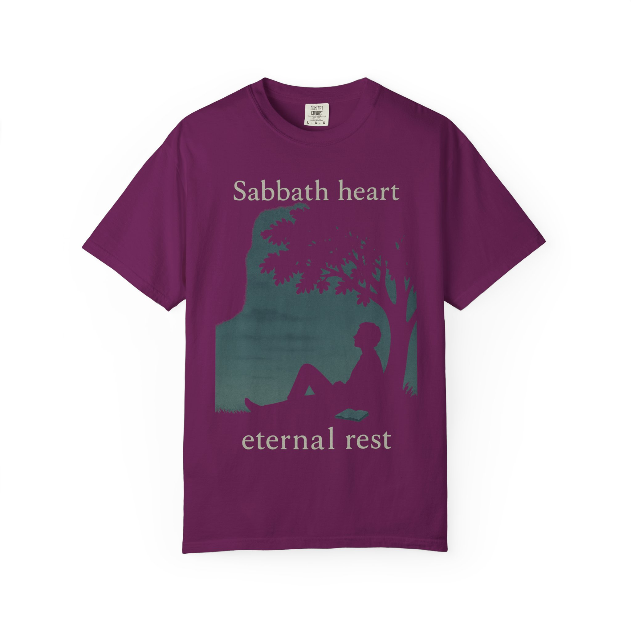 Sabbath Heart, Eternal Rest Peaceful Torah Reflection Sabbath Heart T-Shirt, Unisex, Relaxation Tee, Casual Style Spiritual Celebrations - Image 37