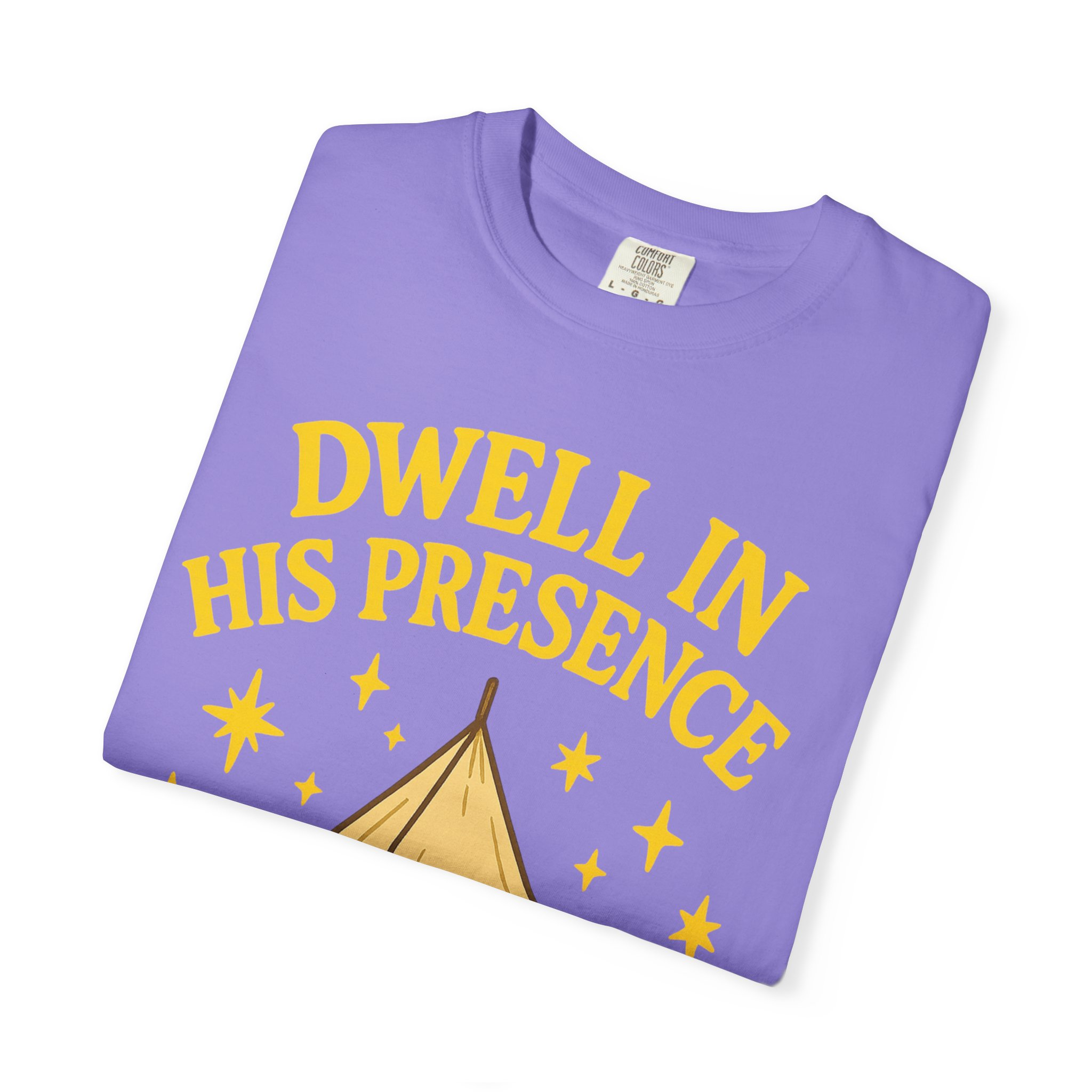 Dwell in His Presence | Sukkot Feast of Tabernacles Shirt Unisex Garment-Dyed T-shirt, Sukkot Shirt, Faith-based, Spiritual Clothing - Image 35