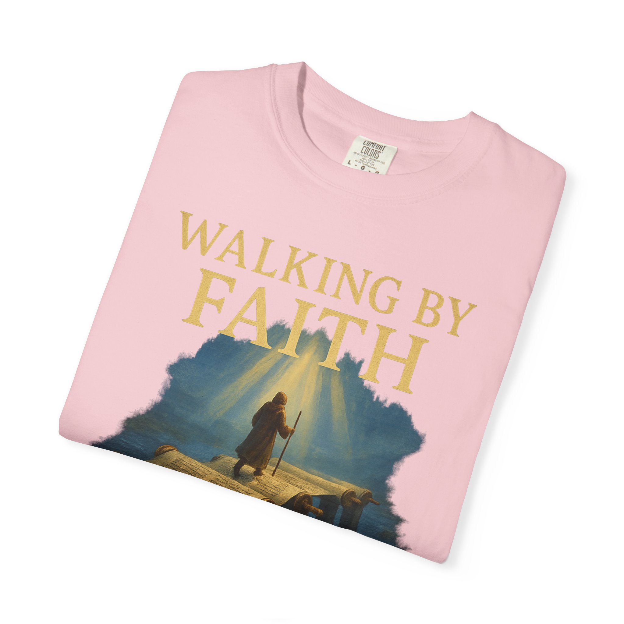 Walking by Faith, Grounded in Torah Scroll Bridge of LightFaith-Inspired Unisex Faith T-Shirt, Torah Gift Inspirational Apparel, Spiritual - Image 43