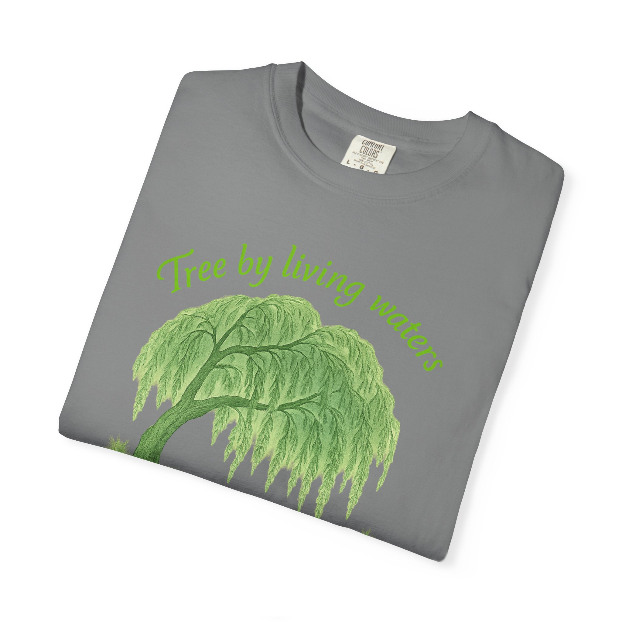 Tree by Living Waters Yahuah Reflected in Stillness, Nature Lover Tee, Spiritual Apparel, Gift for Tree Enthusiasts, Casual Wear, - Image 11