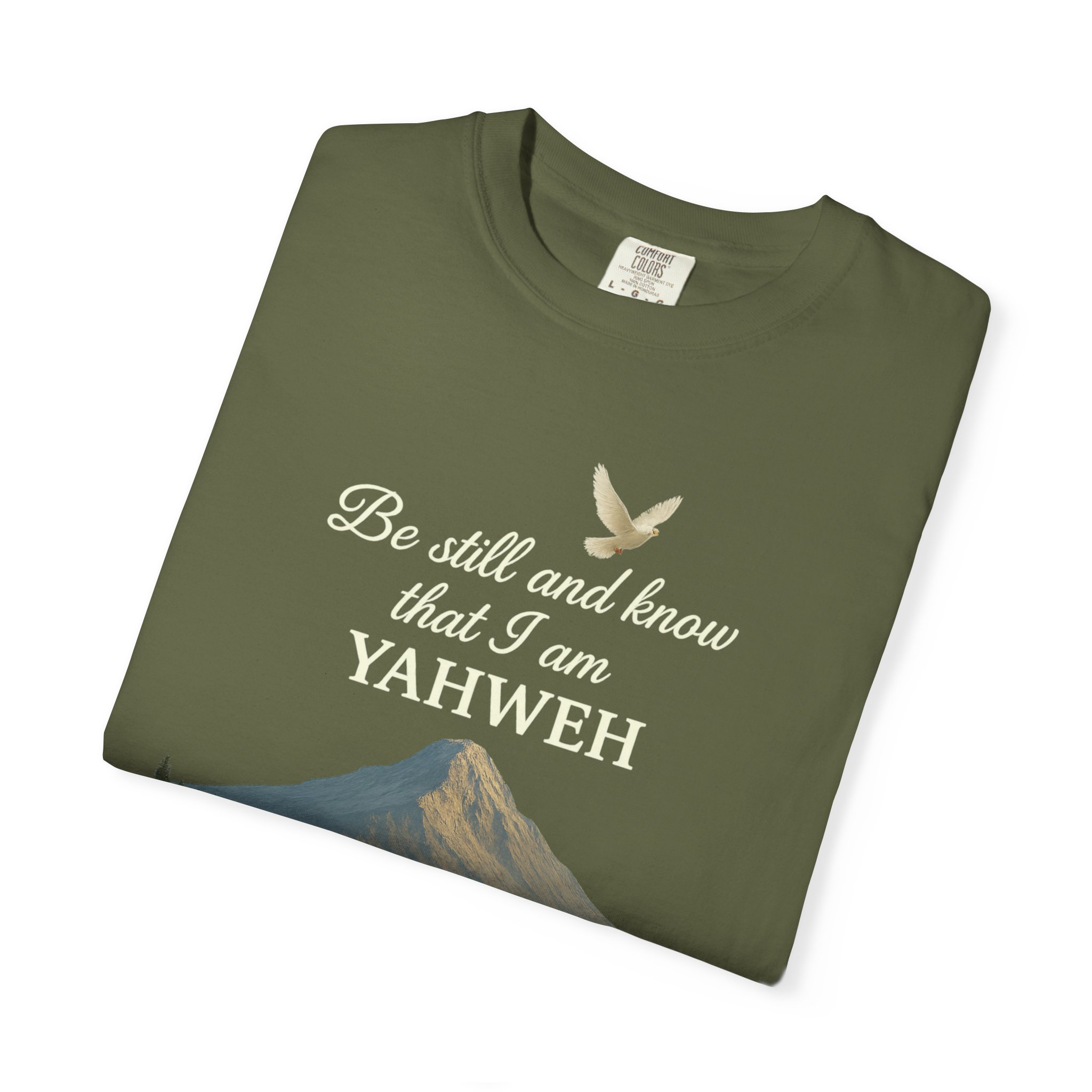 Mountain Serenity T-shirt - Be Still and Know Yahweh - Comfort Fit Tee for Nature Lovers, Faith Apparel, Outdoor Gift, Spiritual Wear - Image 11