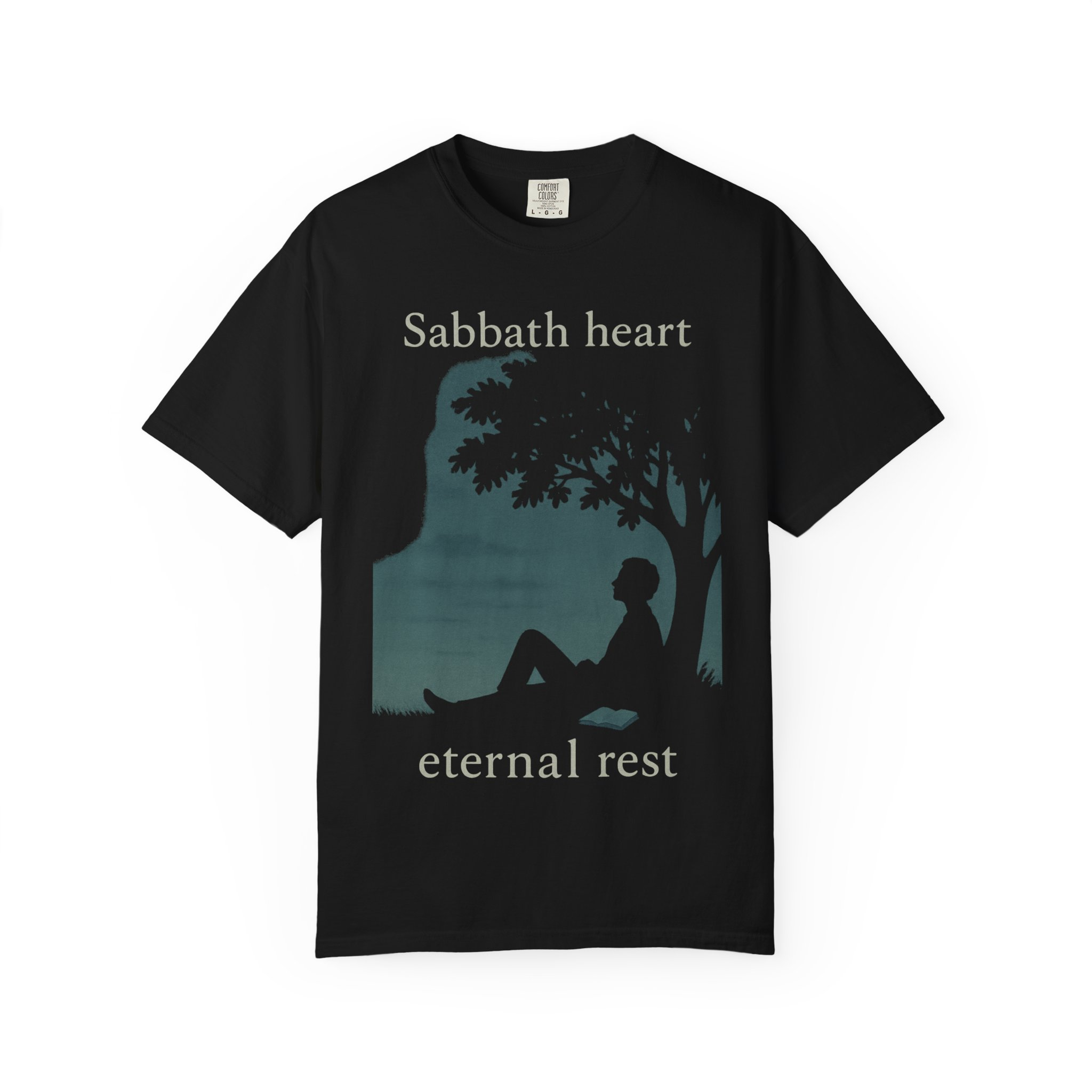 Sabbath Heart, Eternal Rest Peaceful Torah Reflection Sabbath Heart T-Shirt, Unisex, Relaxation Tee, Casual Style Spiritual Celebrations - Image 21