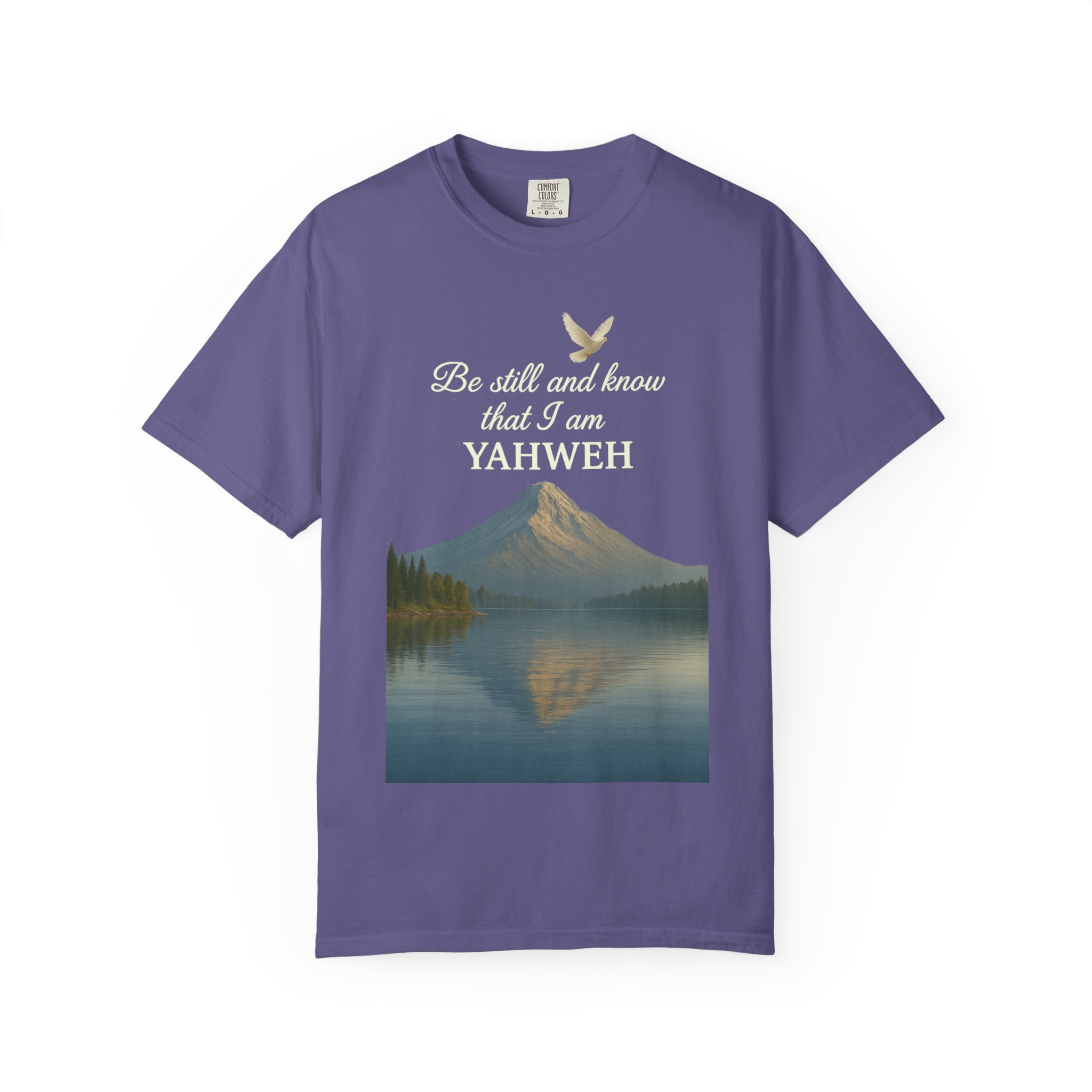 Mountain Serenity T-shirt - Be Still and Know Yahweh - Comfort Fit Tee for Nature Lovers, Faith Apparel, Outdoor Gift, Spiritual Wear - Image 45