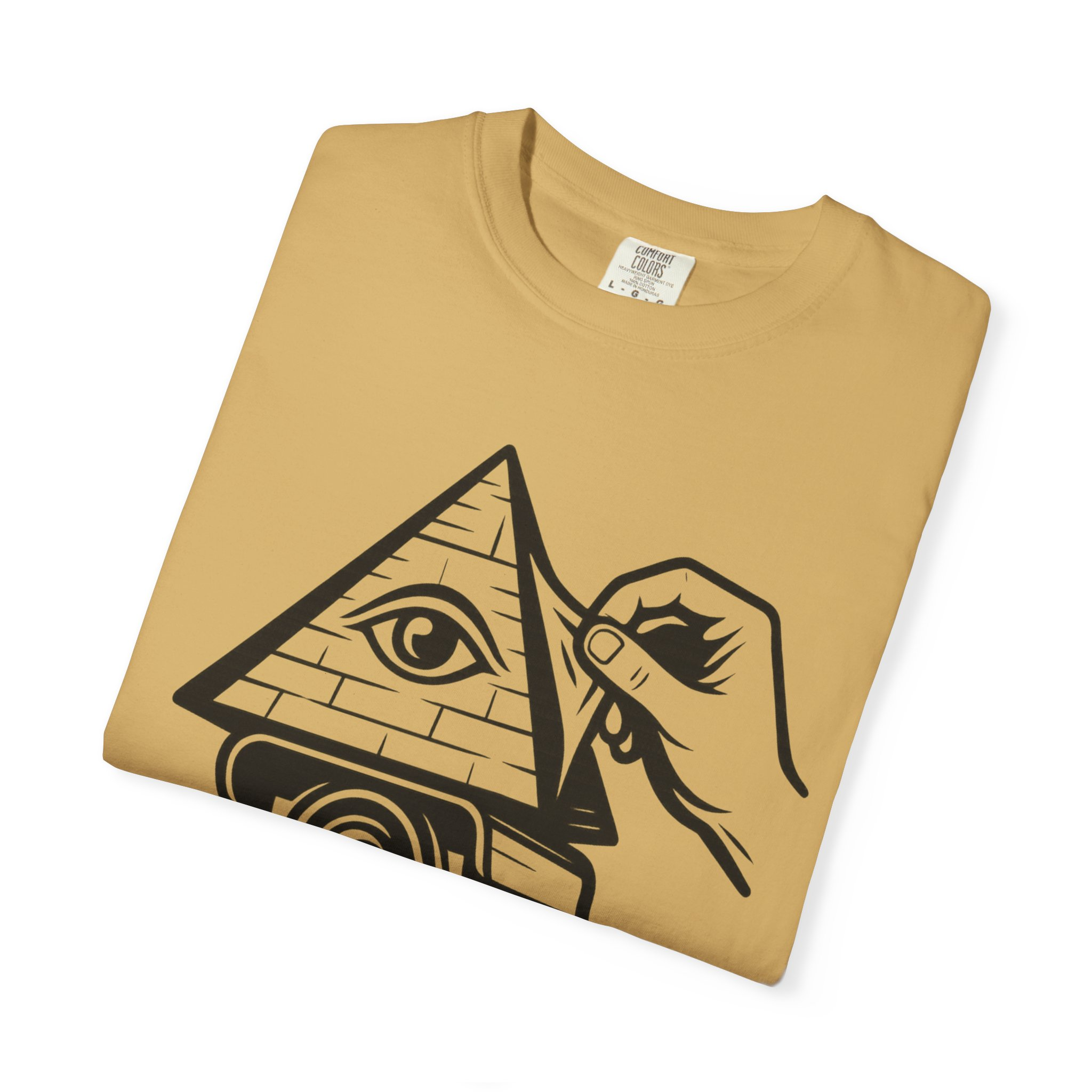 Truth Unmasked Shirt | Pyramid Camera Eye Graphic Tee | Exposing Lies Awareness Conspiracy T-Shirt | Freedom Expression Top - Image 4