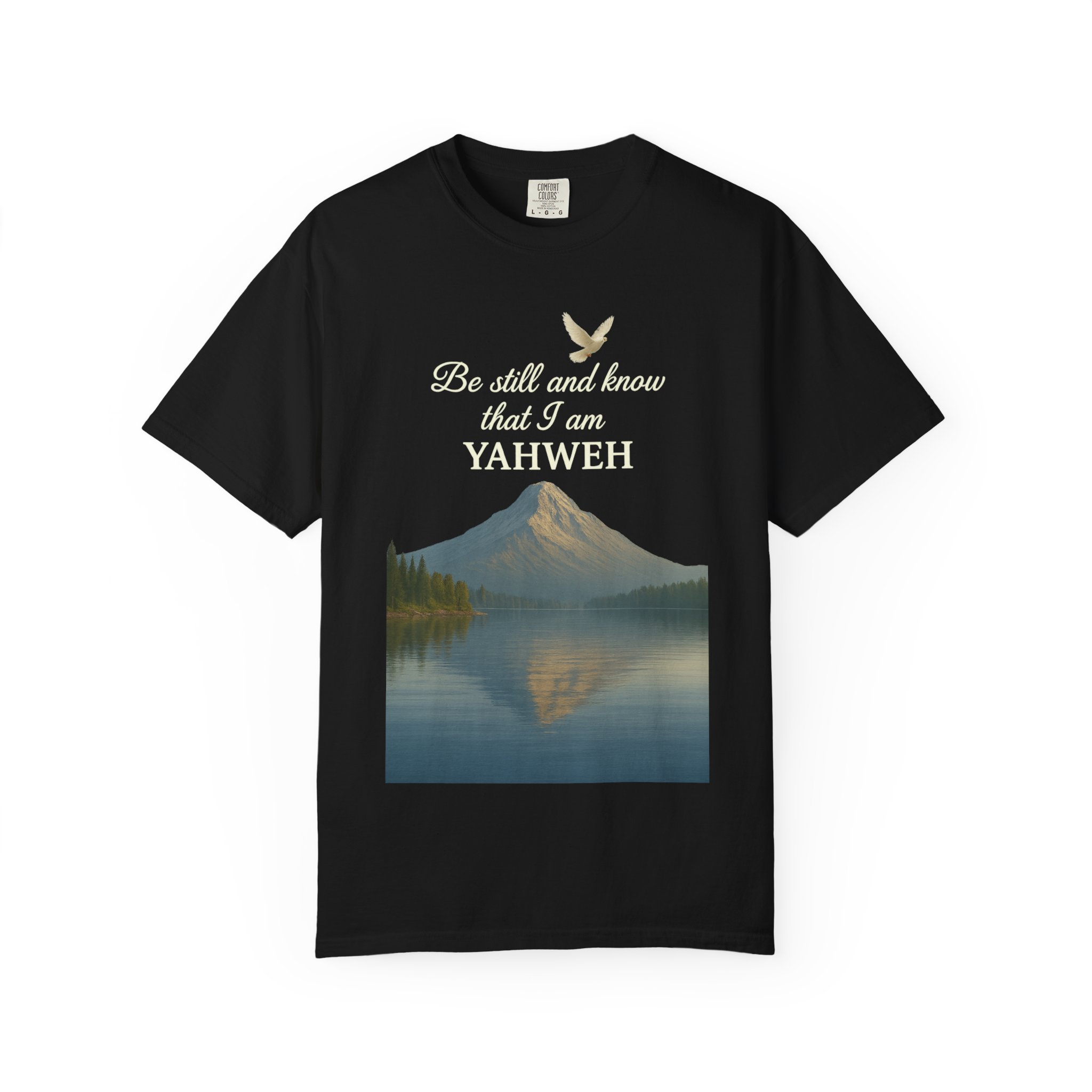 Mountain Serenity T-shirt - Be Still and Know Yahweh - Comfort Fit Tee for Nature Lovers, Faith Apparel, Outdoor Gift, Spiritual Wear - Image 37