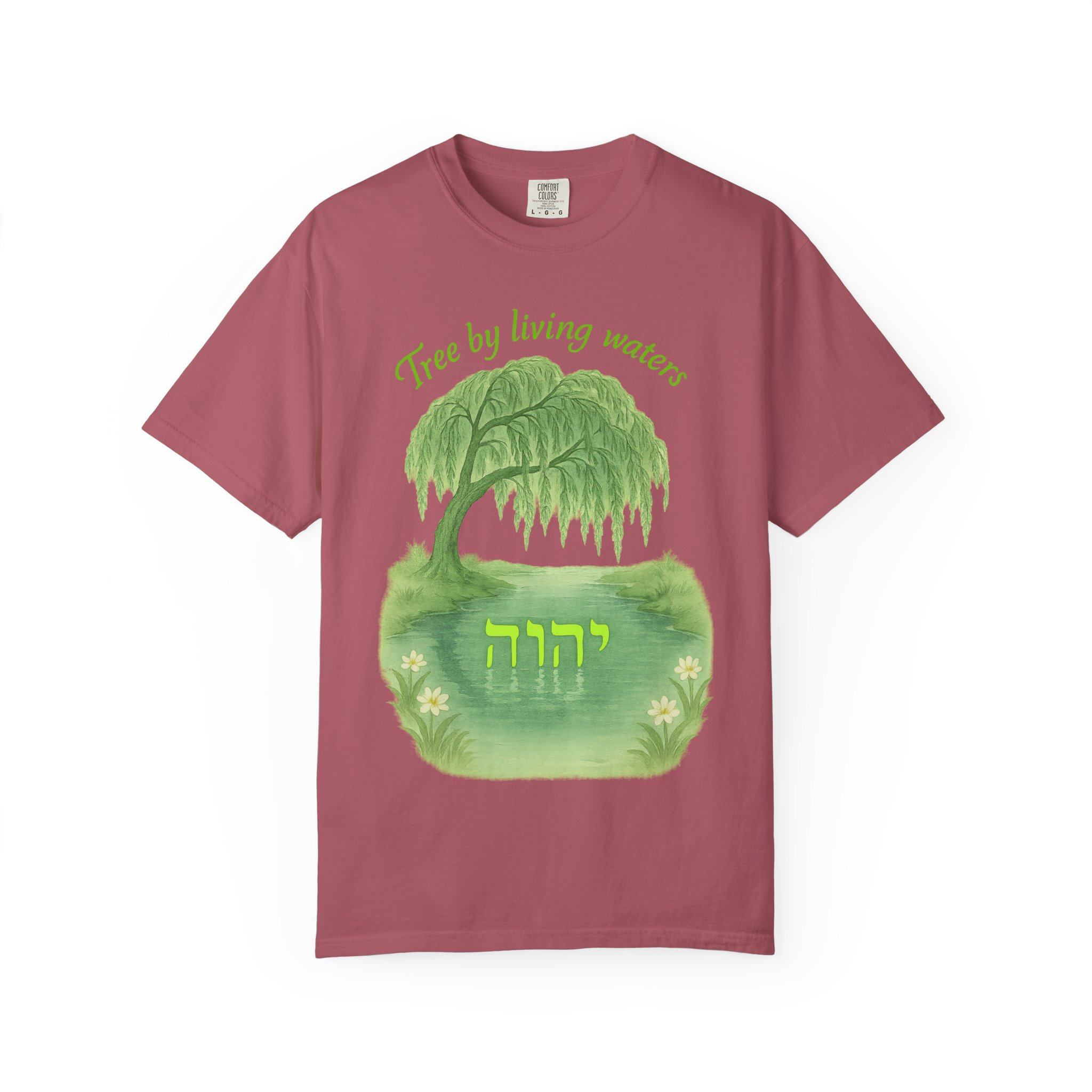Tree by Living Waters Yahuah Reflected in Stillness, Nature Lover Tee, Spiritual Apparel, Gift for Tree Enthusiasts, Casual Wear, - Image 53