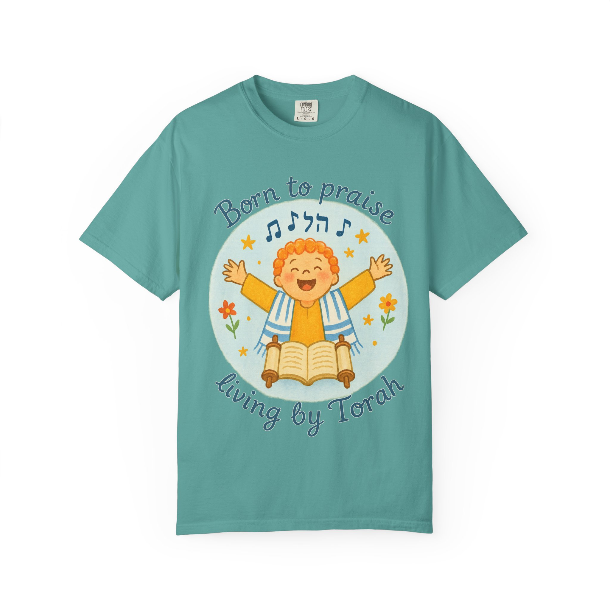 Joyful Torah Praise T-Shirt, Unisex Tee, Gift for Kids, Jewish Holidays, Celebration Apparel, Music Lover's Shirt - Image 17