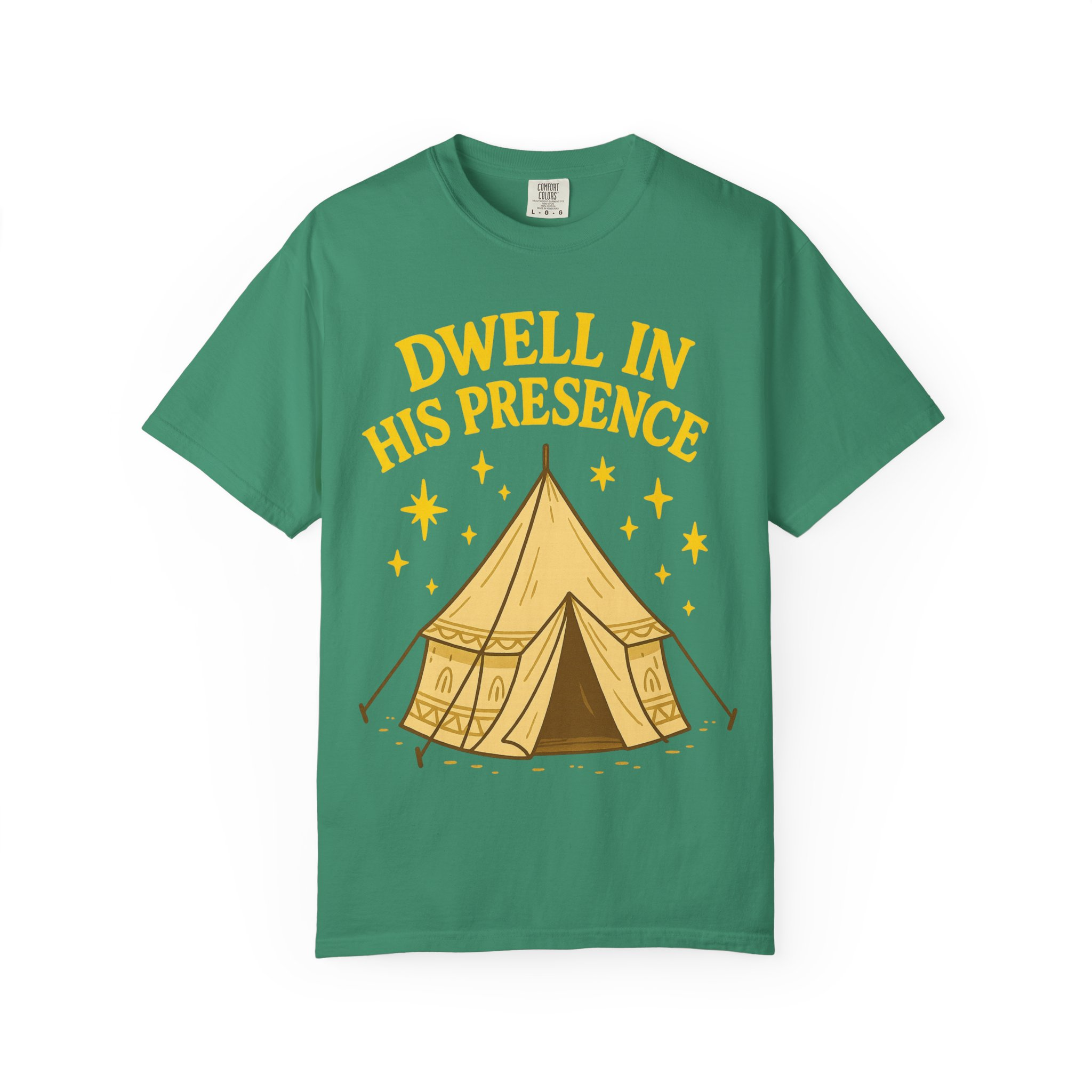 Dwell in His Presence | Sukkot Feast of Tabernacles Shirt Unisex Garment-Dyed T-shirt, Sukkot Shirt, Faith-based, Spiritual Clothing - Image 9