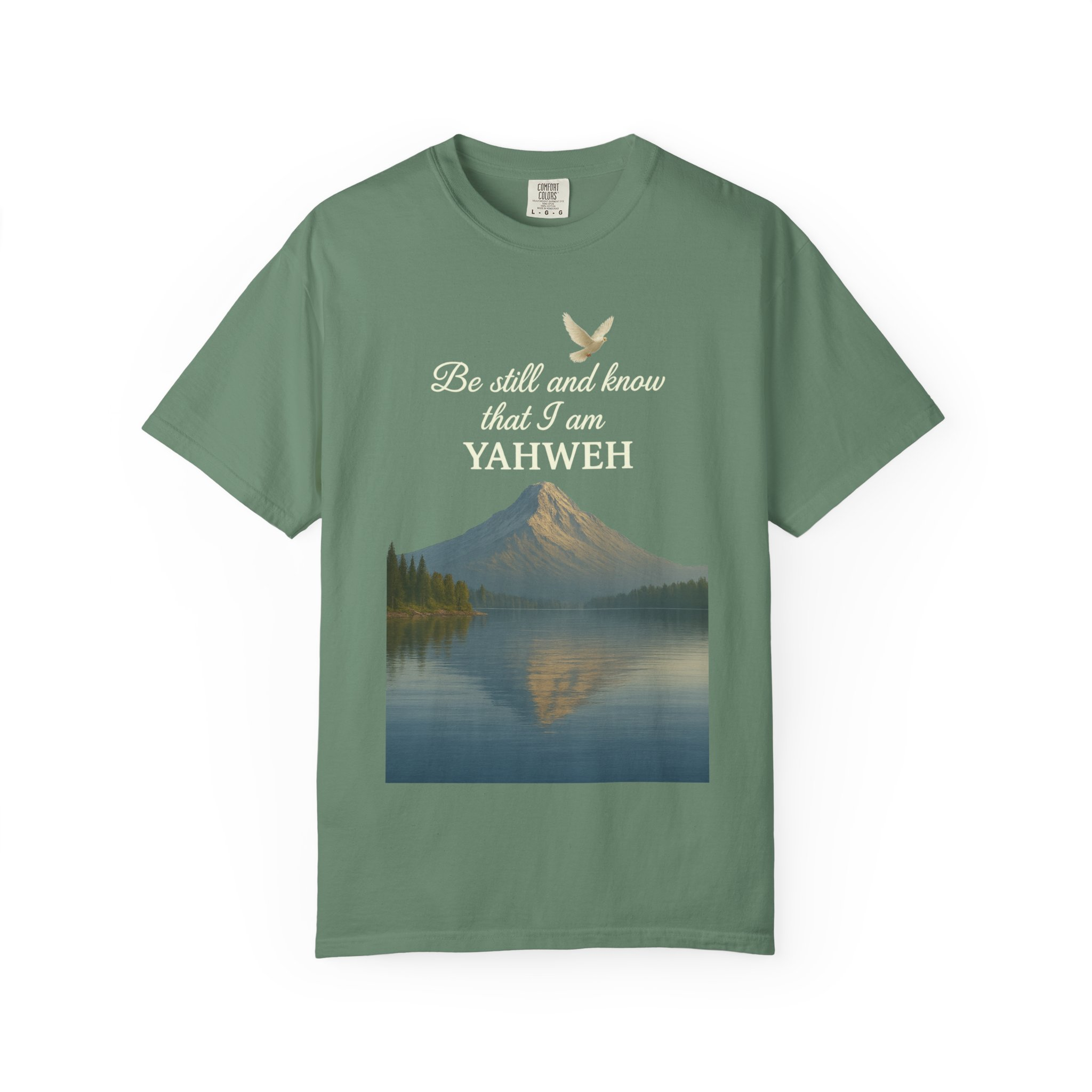 Mountain Serenity T-shirt - Be Still and Know Yahweh - Comfort Fit Tee for Nature Lovers, Faith Apparel, Outdoor Gift, Spiritual Wear - Image 13