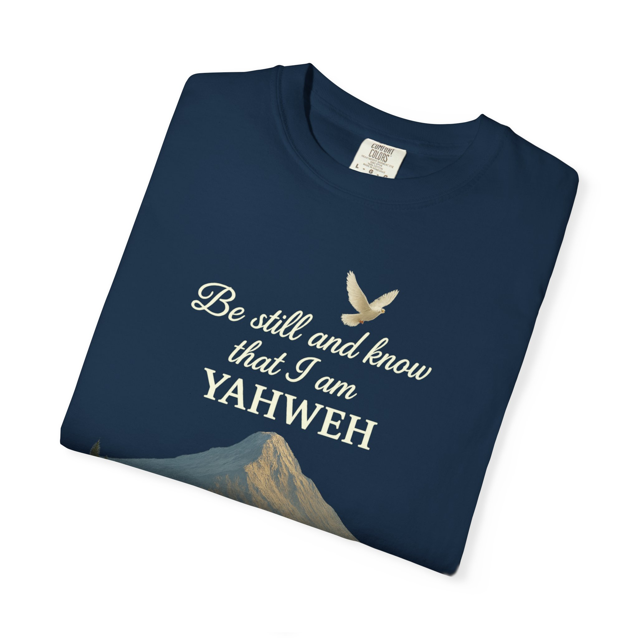 Mountain Serenity T-shirt - Be Still and Know Yahweh - Comfort Fit Tee for Nature Lovers, Faith Apparel, Outdoor Gift, Spiritual Wear - Image 31