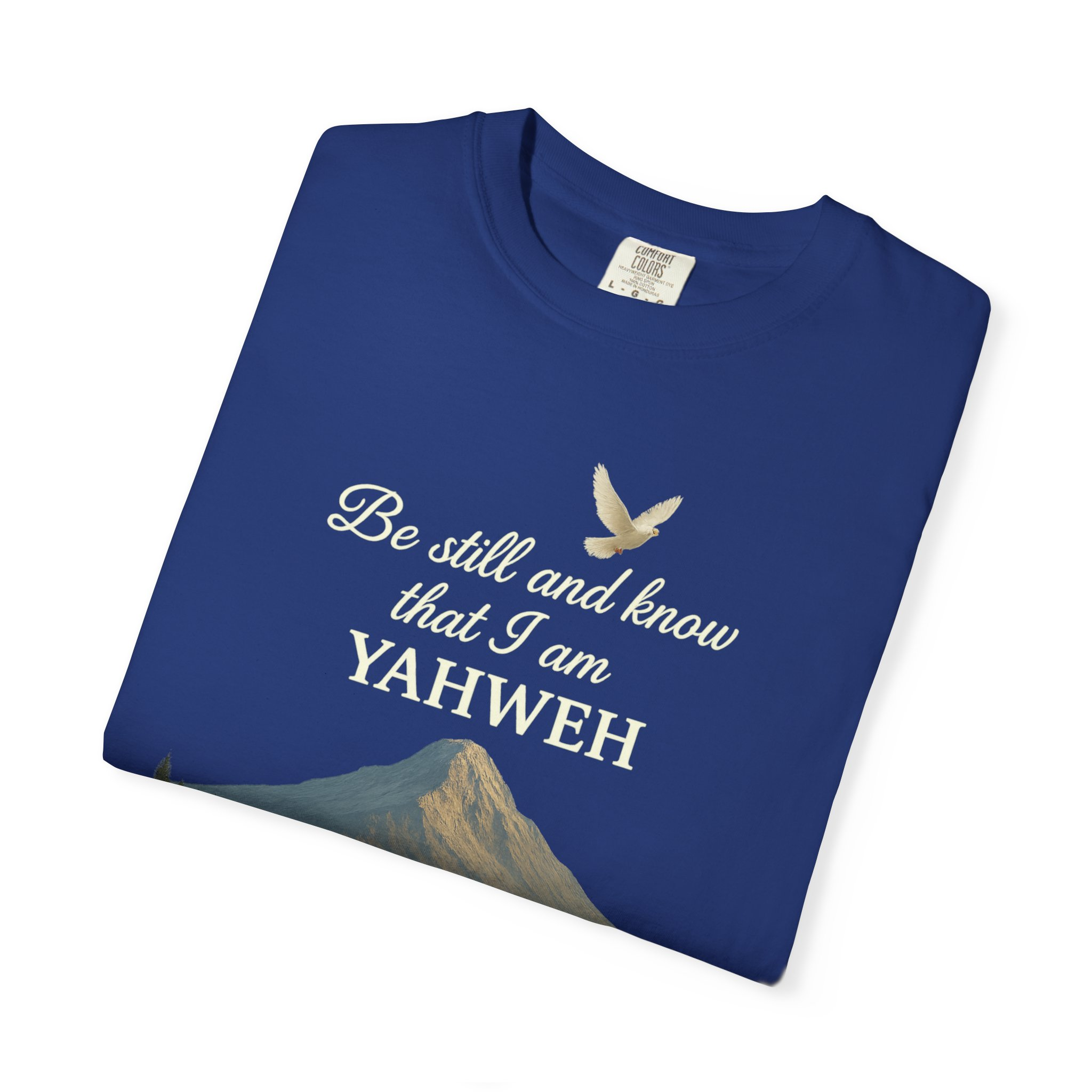 Mountain Serenity T-shirt - Be Still and Know Yahweh - Comfort Fit Tee for Nature Lovers, Faith Apparel, Outdoor Gift, Spiritual Wear - Image 43