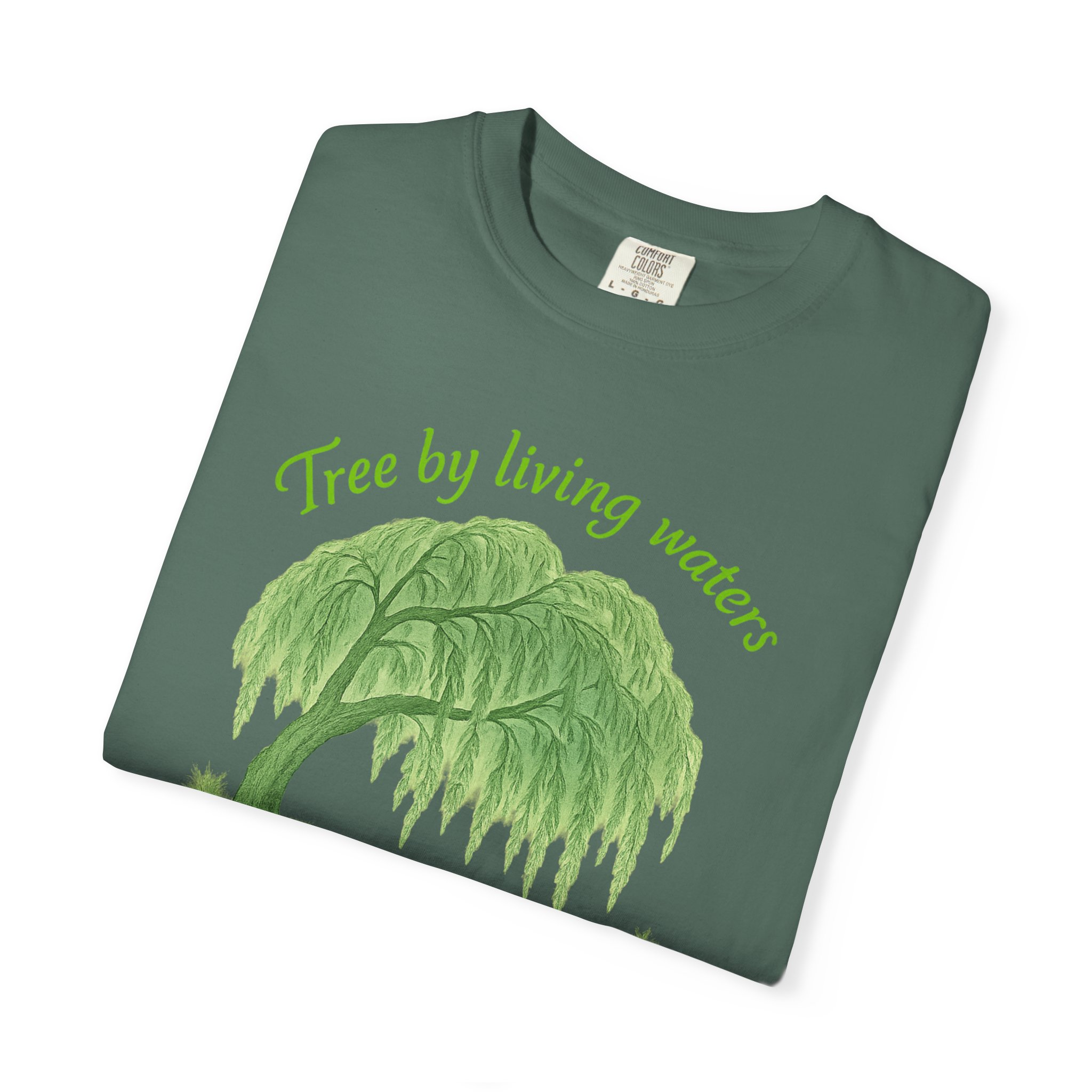 Tree by Living Waters Yahuah Reflected in Stillness, Nature Lover Tee, Spiritual Apparel, Gift for Tree Enthusiasts, Casual Wear, - Image 19