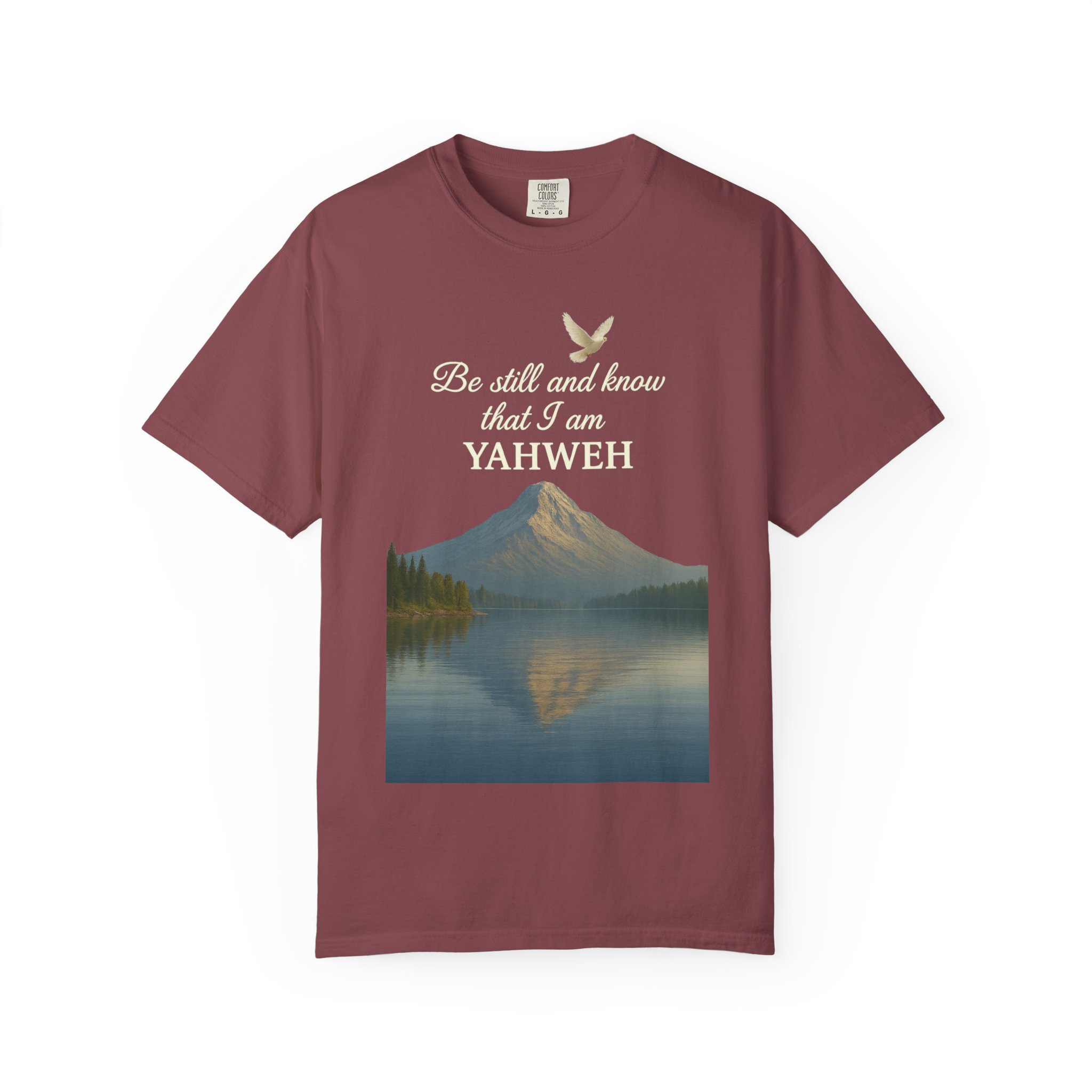Mountain Serenity T-shirt - Be Still and Know Yahweh - Comfort Fit Tee for Nature Lovers, Faith Apparel, Outdoor Gift, Spiritual Wear - Image 49