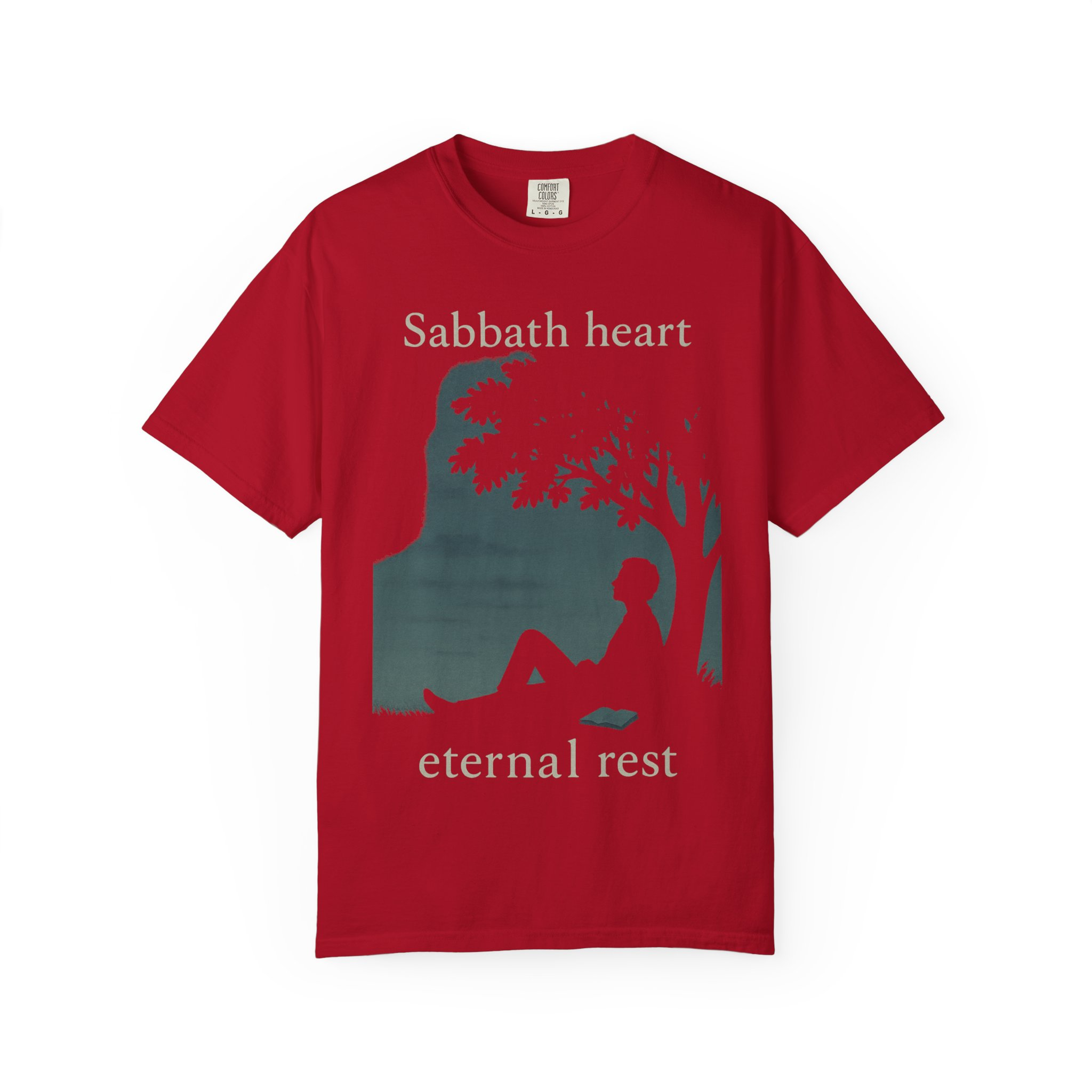 Sabbath Heart, Eternal Rest Peaceful Torah Reflection Sabbath Heart T-Shirt, Unisex, Relaxation Tee, Casual Style Spiritual Celebrations - Image 49