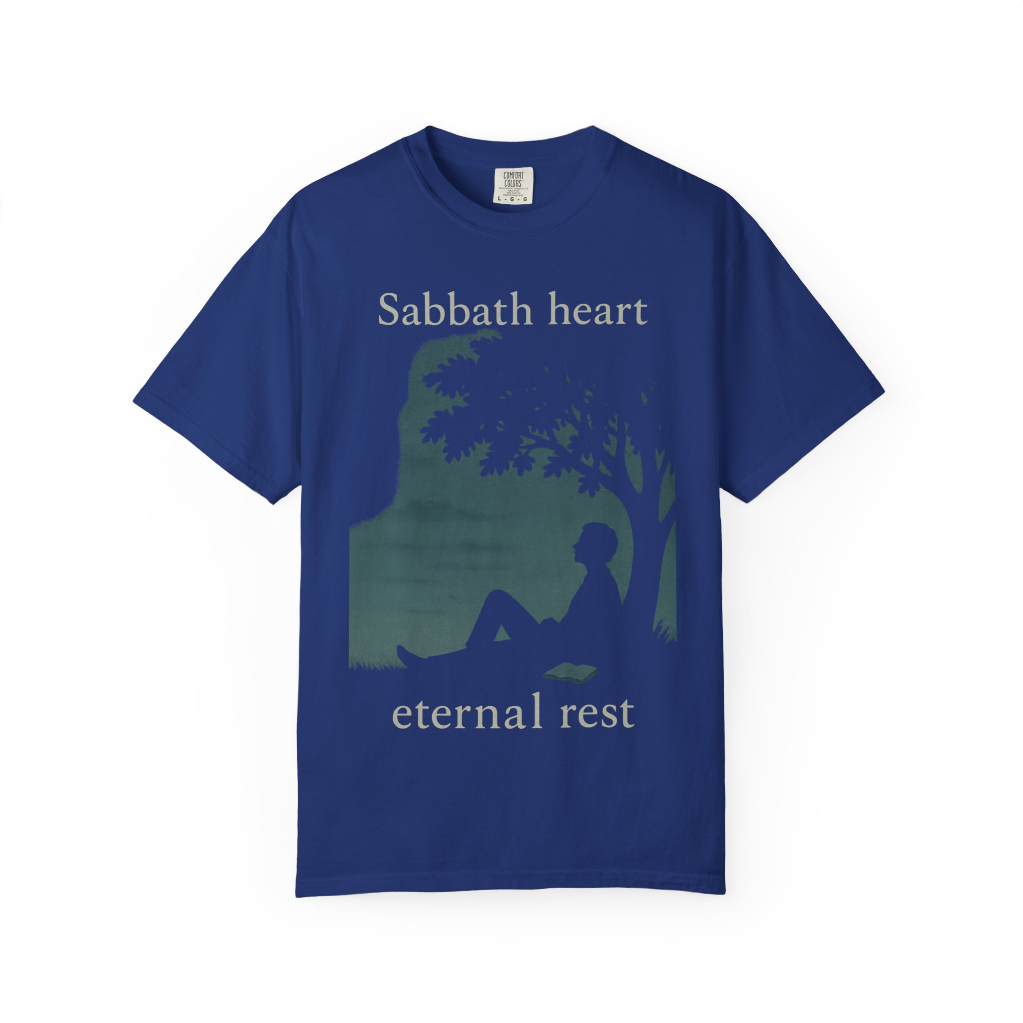 Sabbath Heart, Eternal Rest Peaceful Torah Reflection Sabbath Heart T-Shirt, Unisex, Relaxation Tee, Casual Style Spiritual Celebrations - Image 25